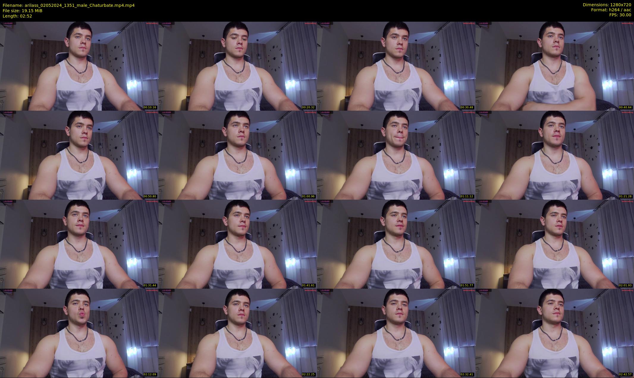 arilass — 3 minute Chaturbate male cam show recording, 720p, May 2, 2024