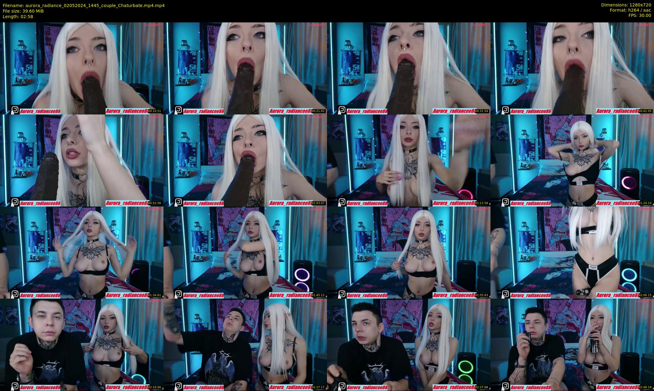 aurora_radiance — 3 minute Chaturbate couple cam show recording, 720p, May 2, 2024