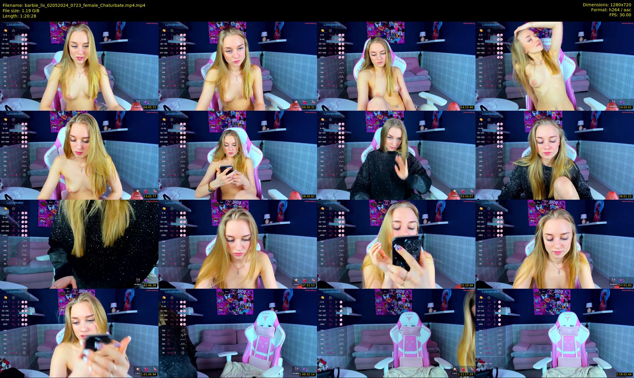 barbie_lis — 81 minute Chaturbate female cam show recording, 720p, May 2, 2024