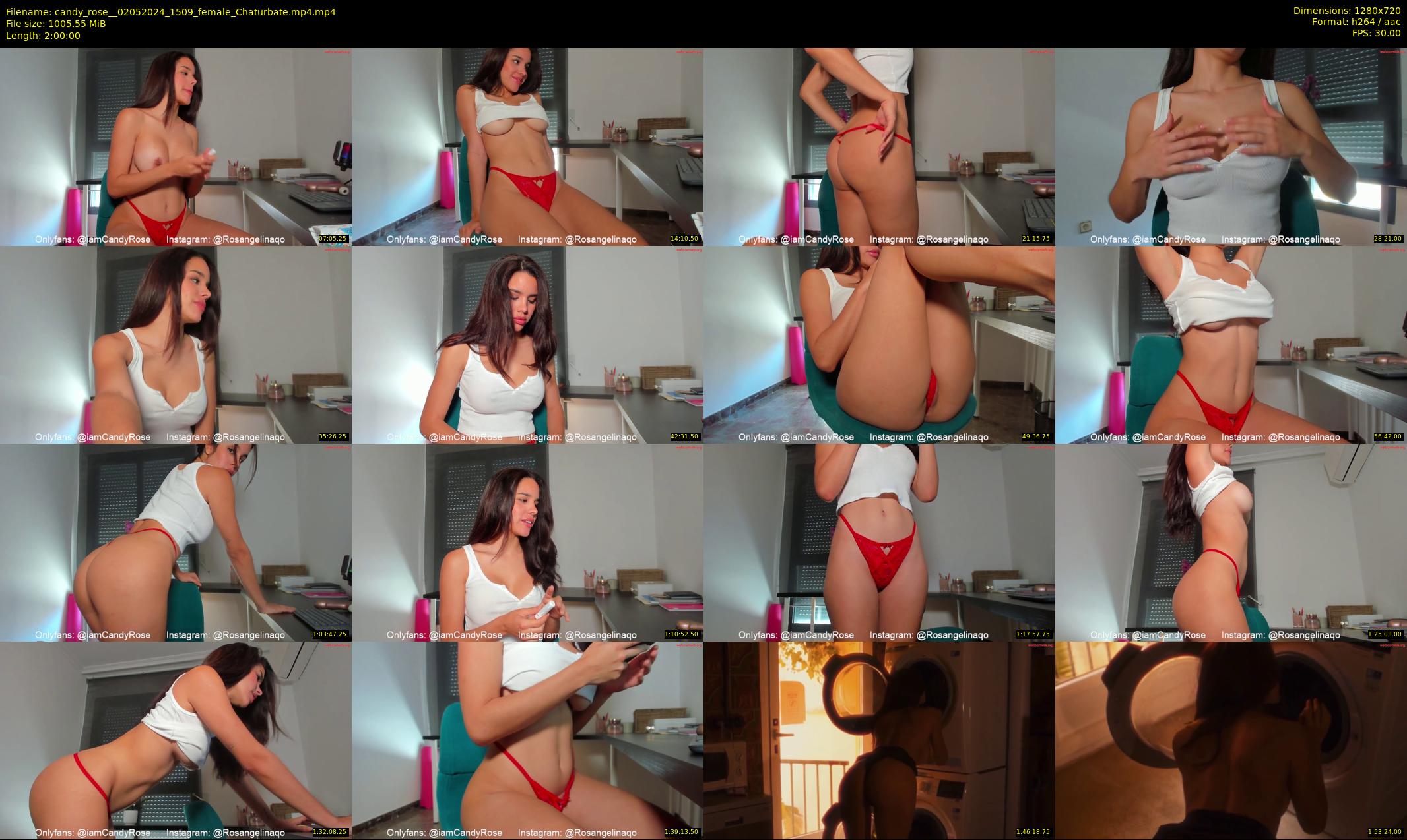 candy_rose_ — 120 minute Chaturbate female cam show recording, 720p, May 2, 2024