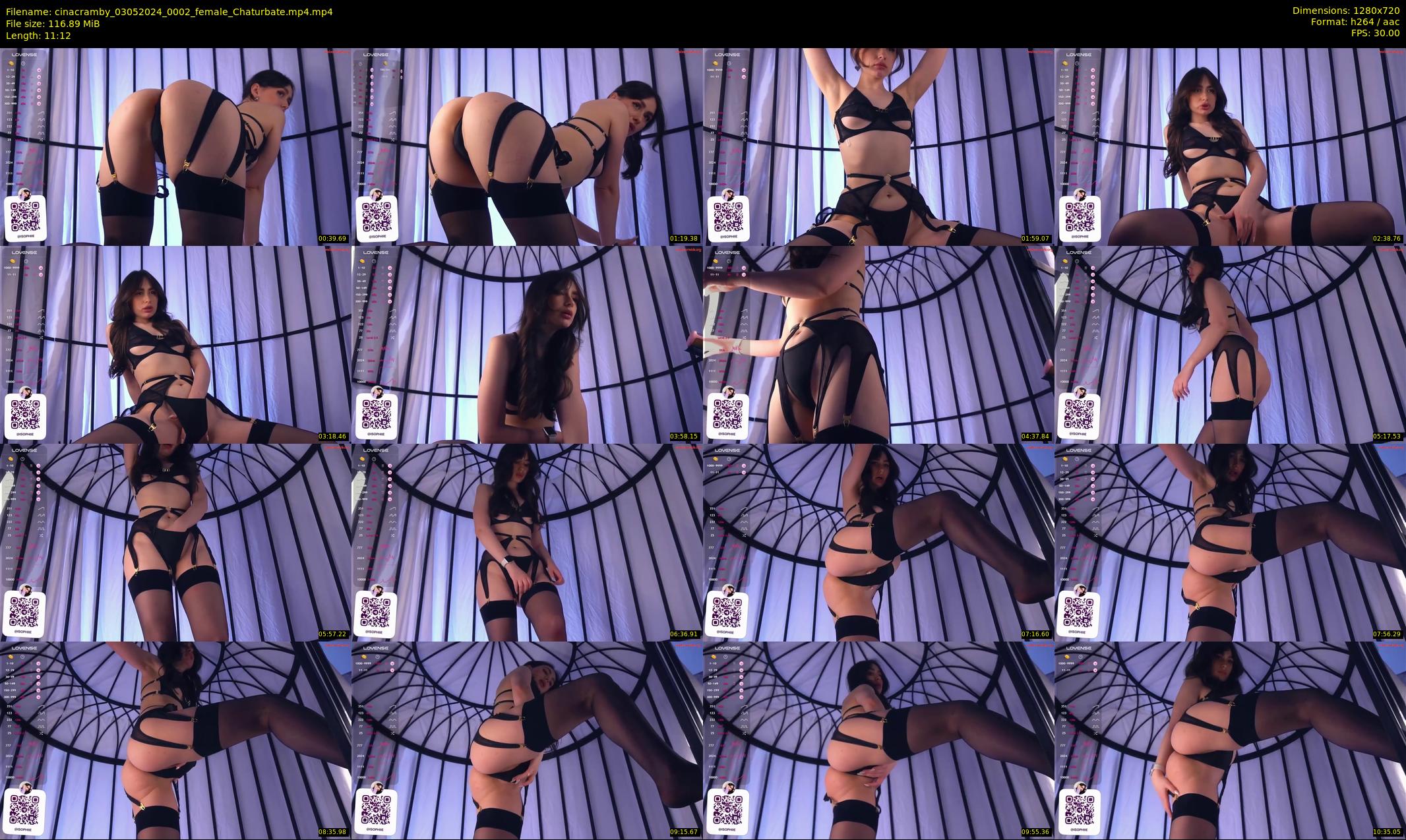 cinacramby — 12 minute Chaturbate female cam show recording, 720p, May 3, 2024