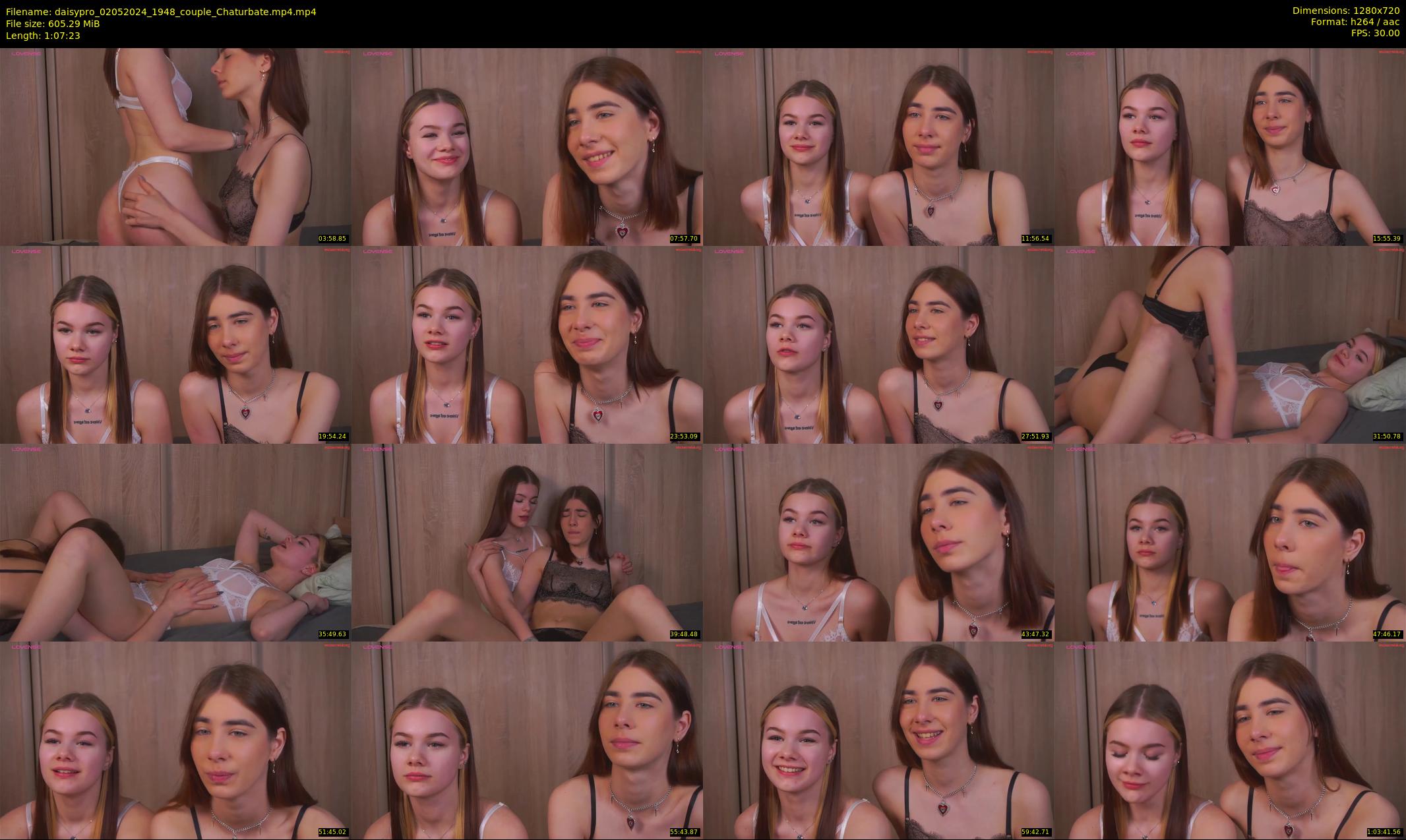 daisypro — 68 minute Chaturbate couple cam show recording, 720p, May 2, 2024