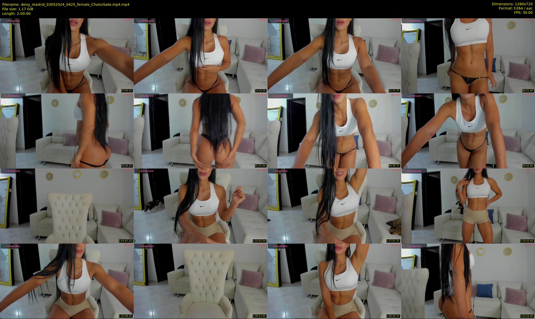 deisy_madrid — 120 minute Chaturbate female cam show recording, 720p, May 3, 2024