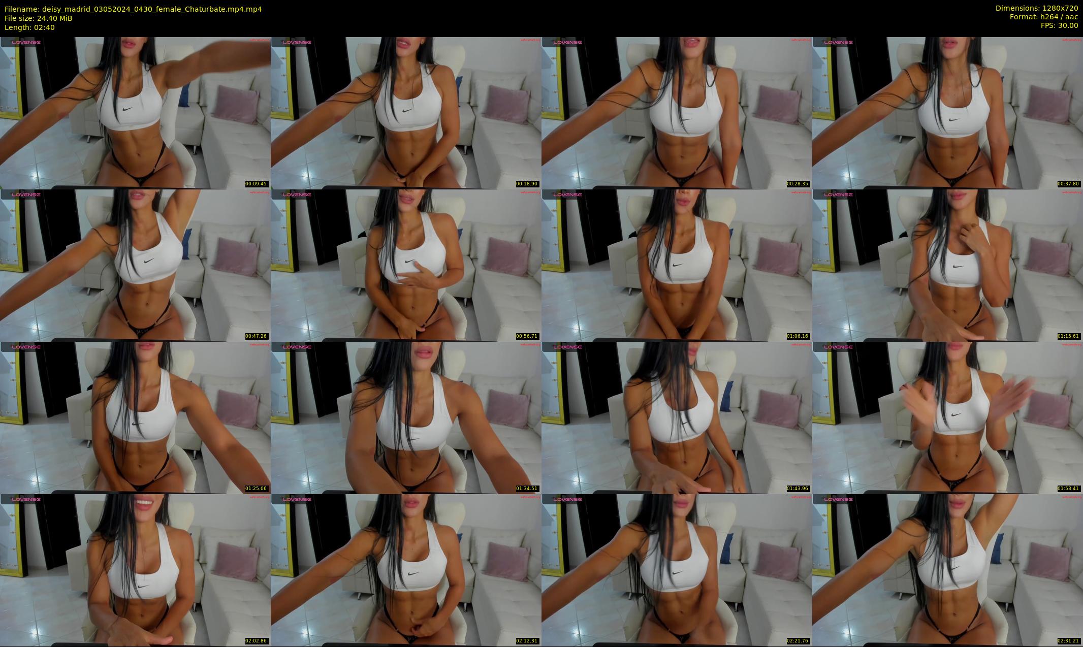 deisy_madrid — 3 minute Chaturbate female cam show recording, 720p, May 3, 2024