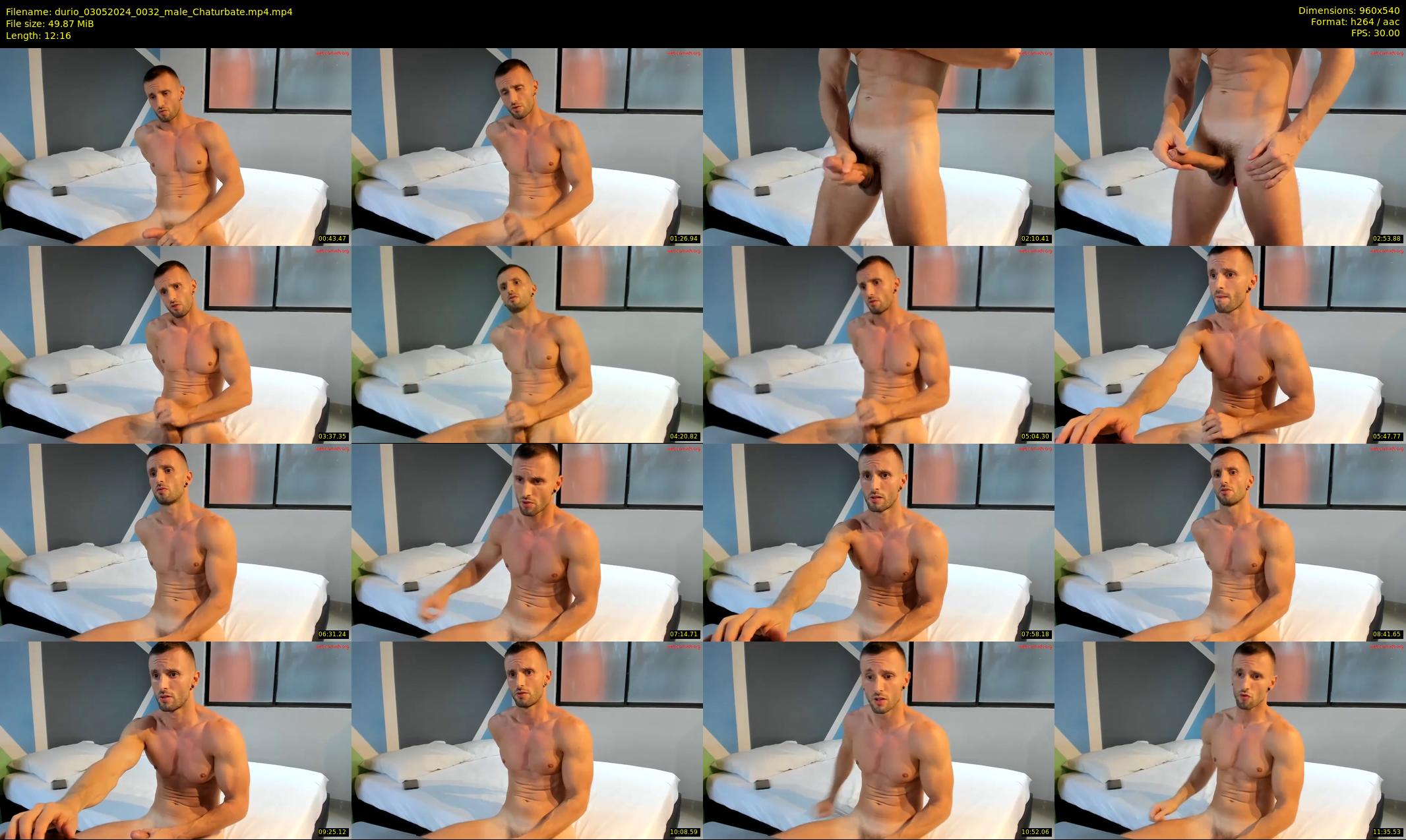 durio — 13 minute Chaturbate male cam show recording, 480p, May 3, 2024