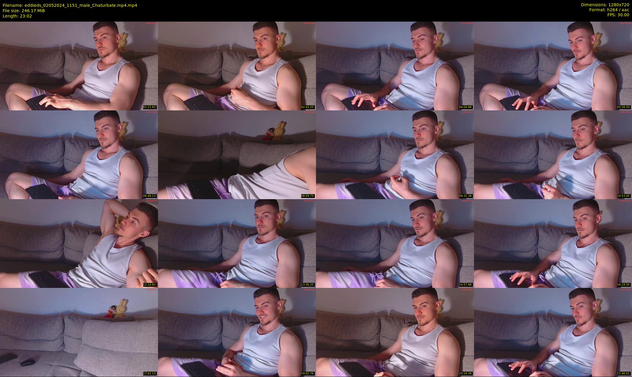 eddieds — 24 minute Chaturbate male cam show recording, 720p, May 2, 2024