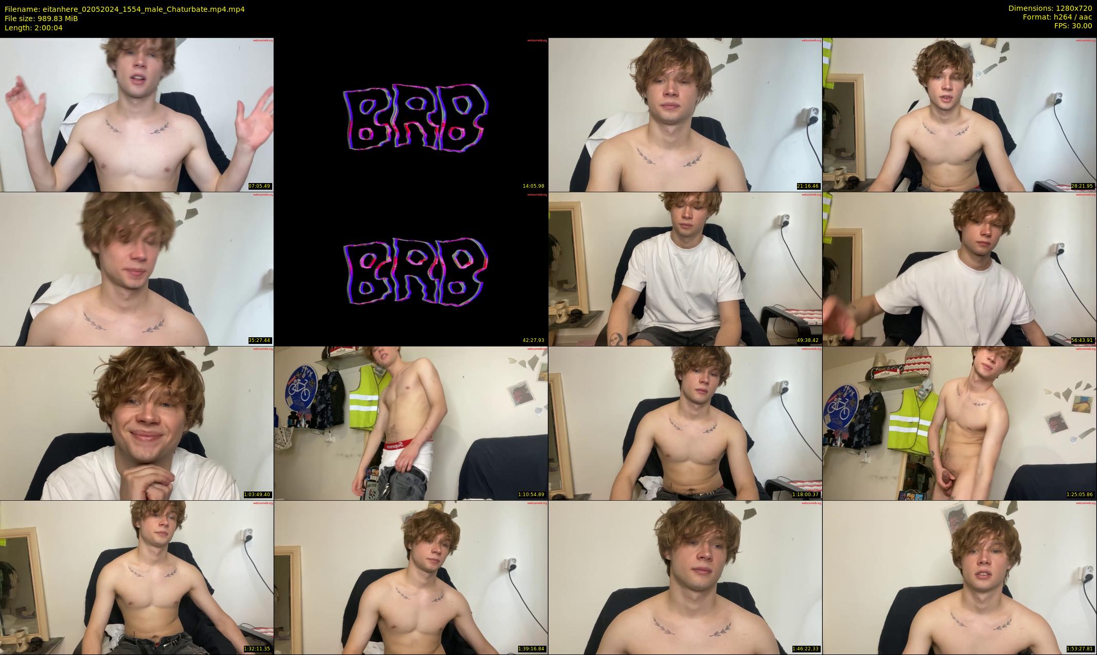 eitanhere — 121 minute Chaturbate male cam show recording, 720p, May 2, 2024