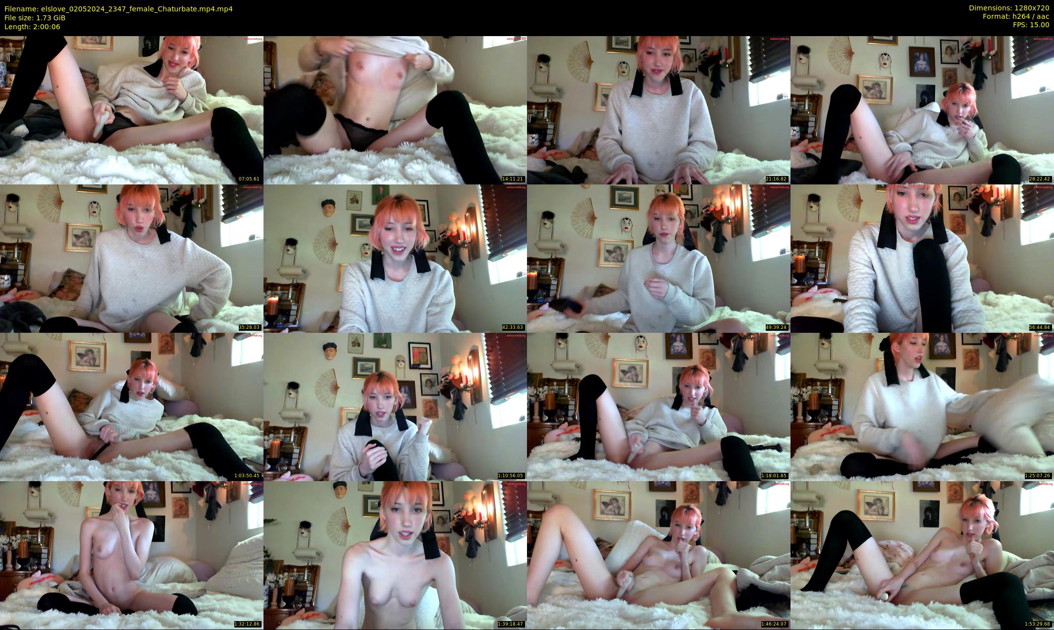 elslove — 121 minute Chaturbate female cam show recording, 720p, May 2, 2024