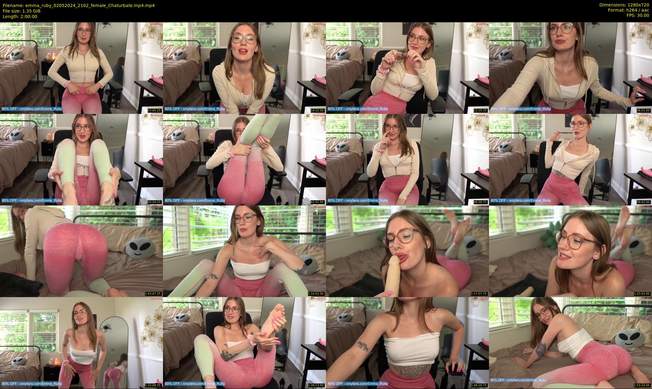 emma_ruby — 120 minute Chaturbate female cam show recording, 720p, May 2, 2024