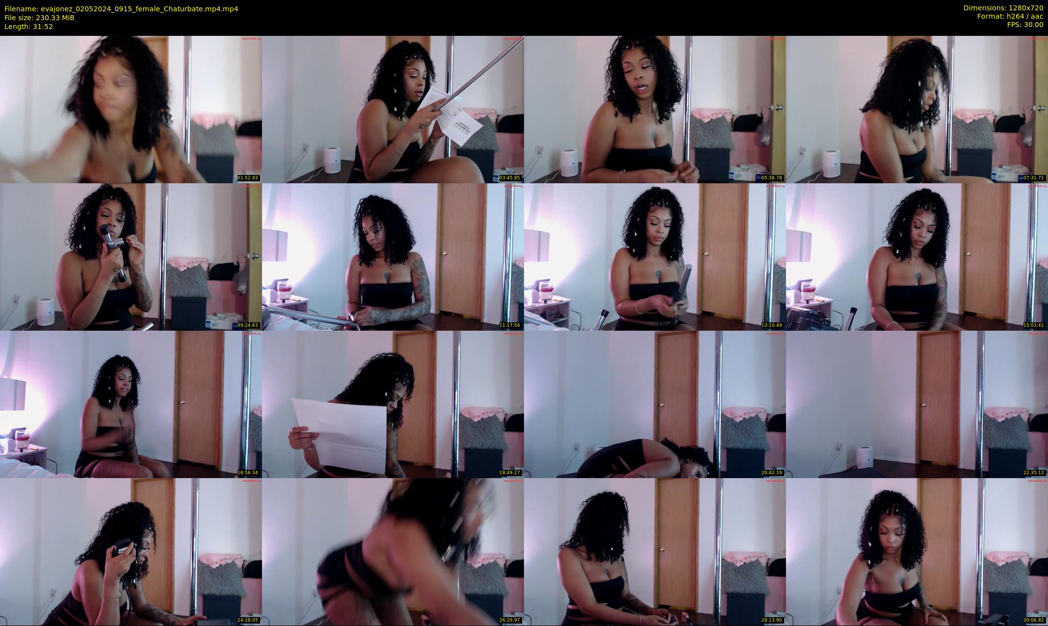 evajonez — 32 minute Chaturbate female cam show recording, 720p, May 2, 2024