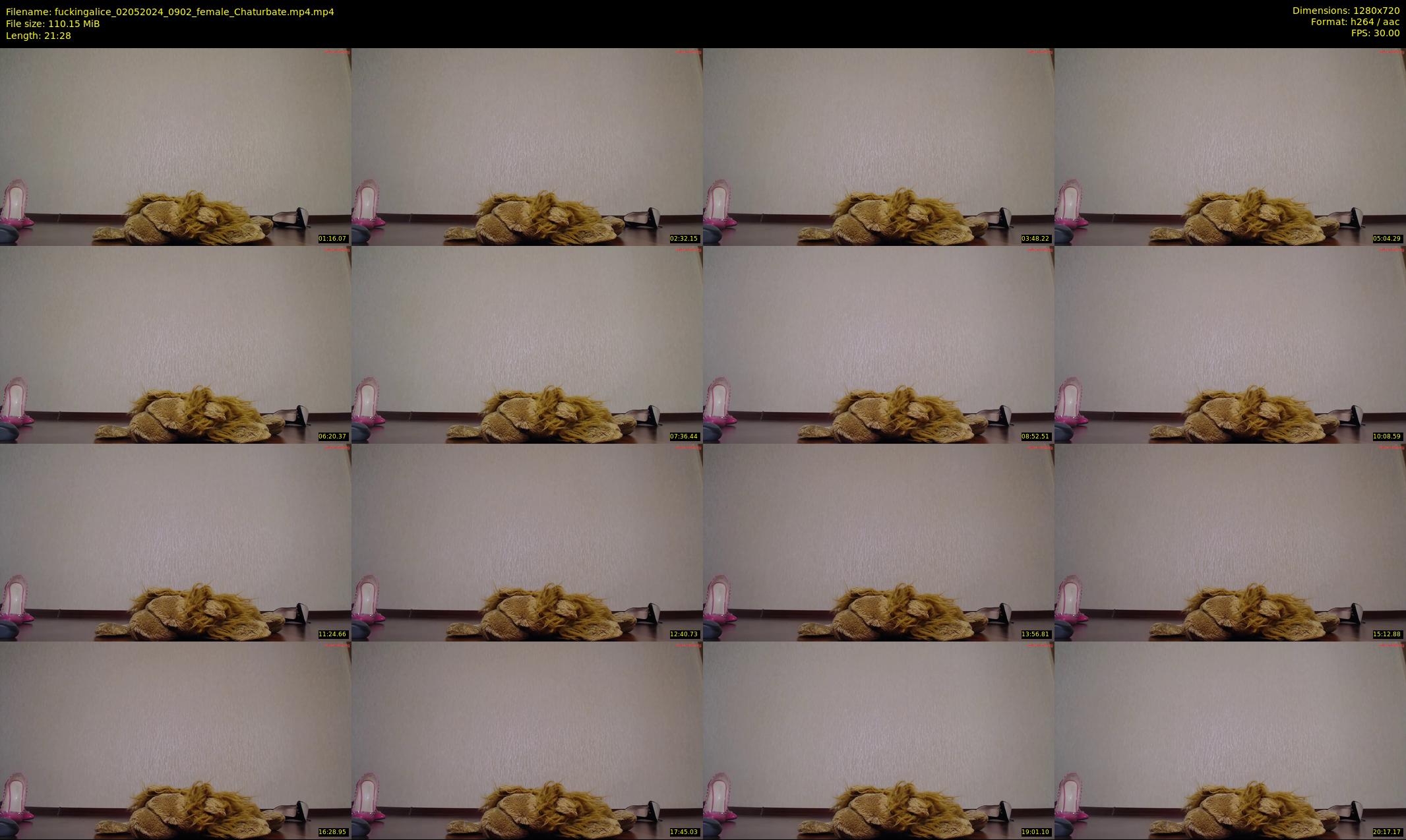 fuckingalice — 22 minute Chaturbate female cam show recording, 720p, May 2, 2024