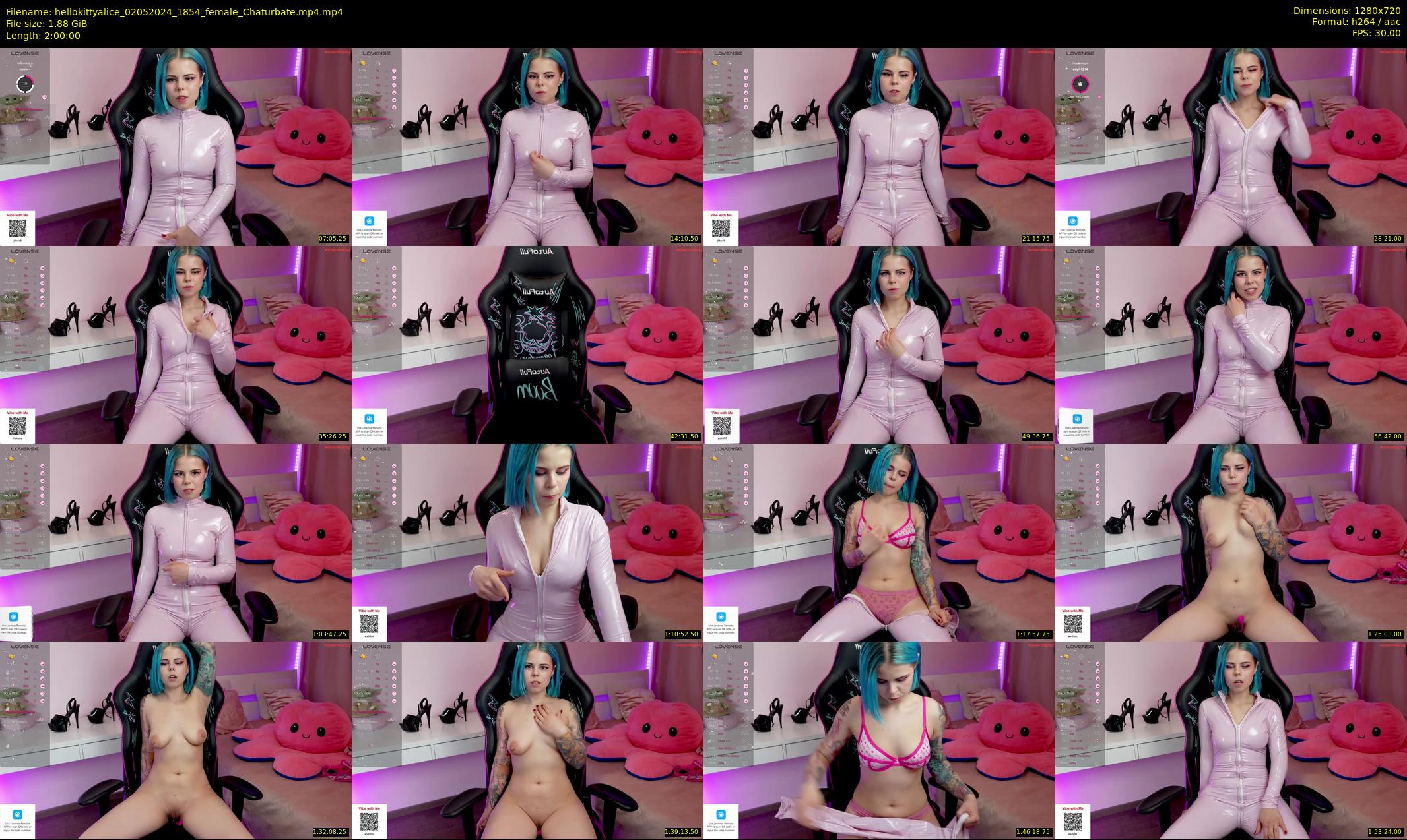 hellokittyalice — 120 minute Chaturbate female cam show recording, 720p, May 2, 2024
