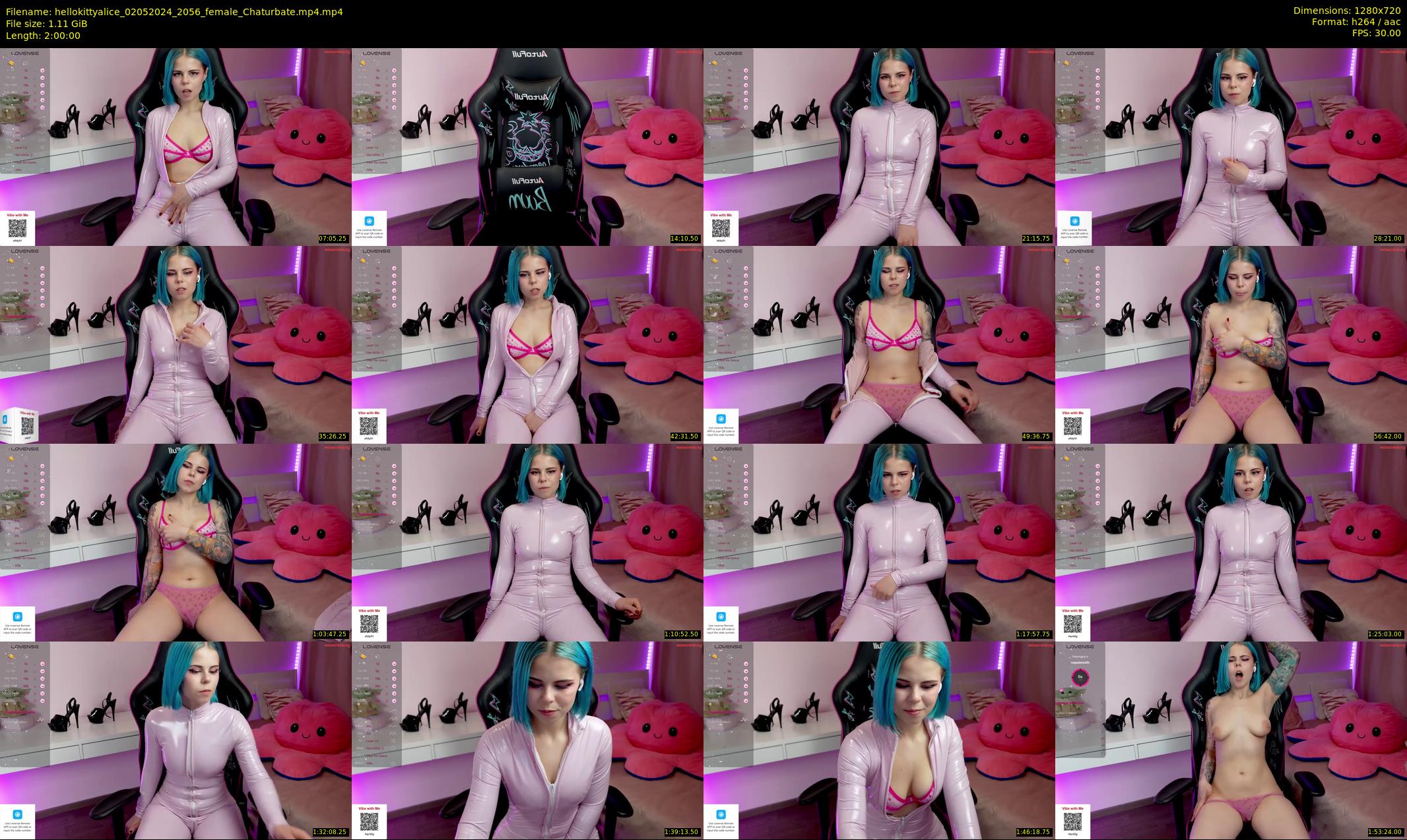 hellokittyalice — 120 minute Chaturbate female cam show recording, 720p, May 2, 2024