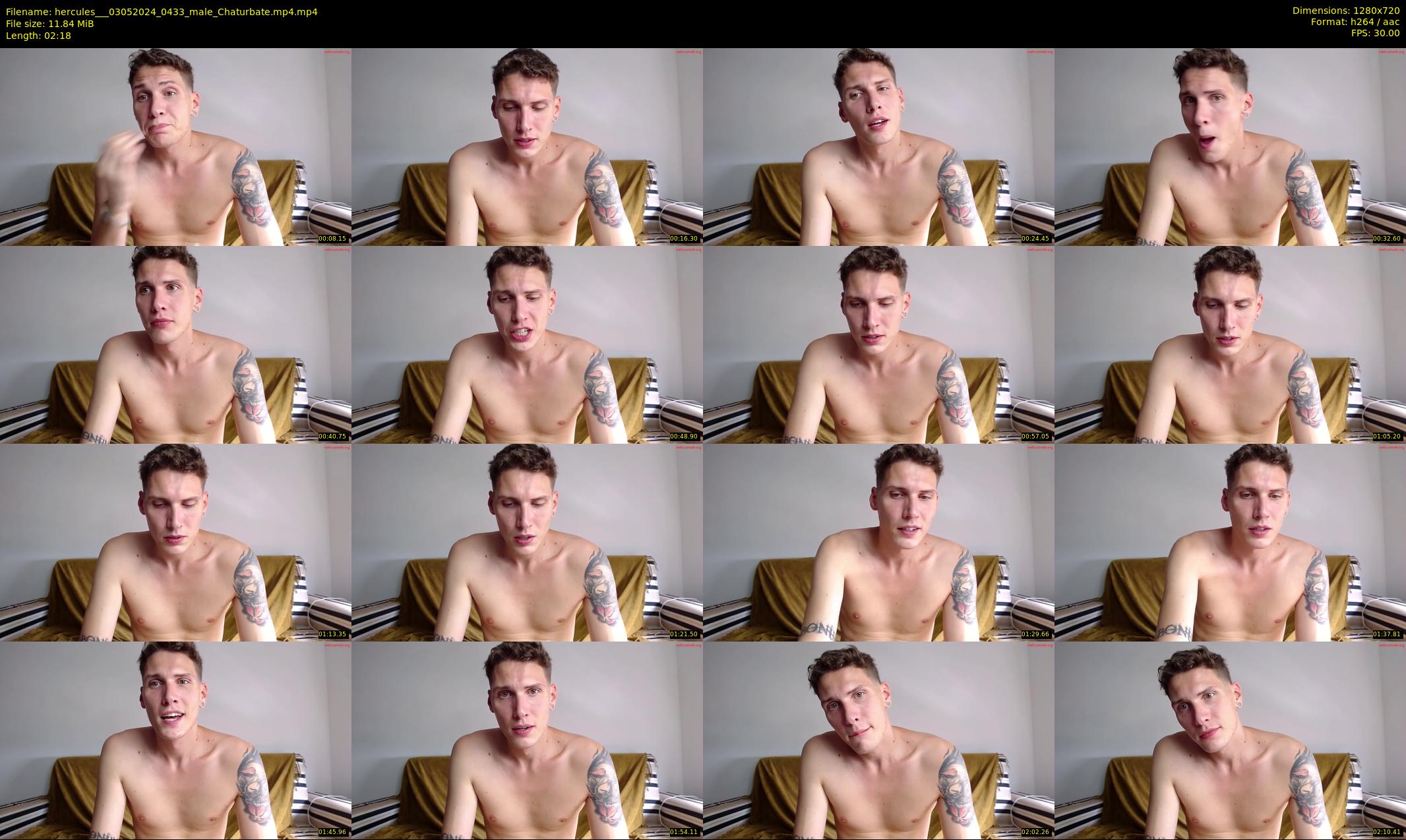 hercules__ — 3 minute Chaturbate male cam show recording, 720p, May 3, 2024