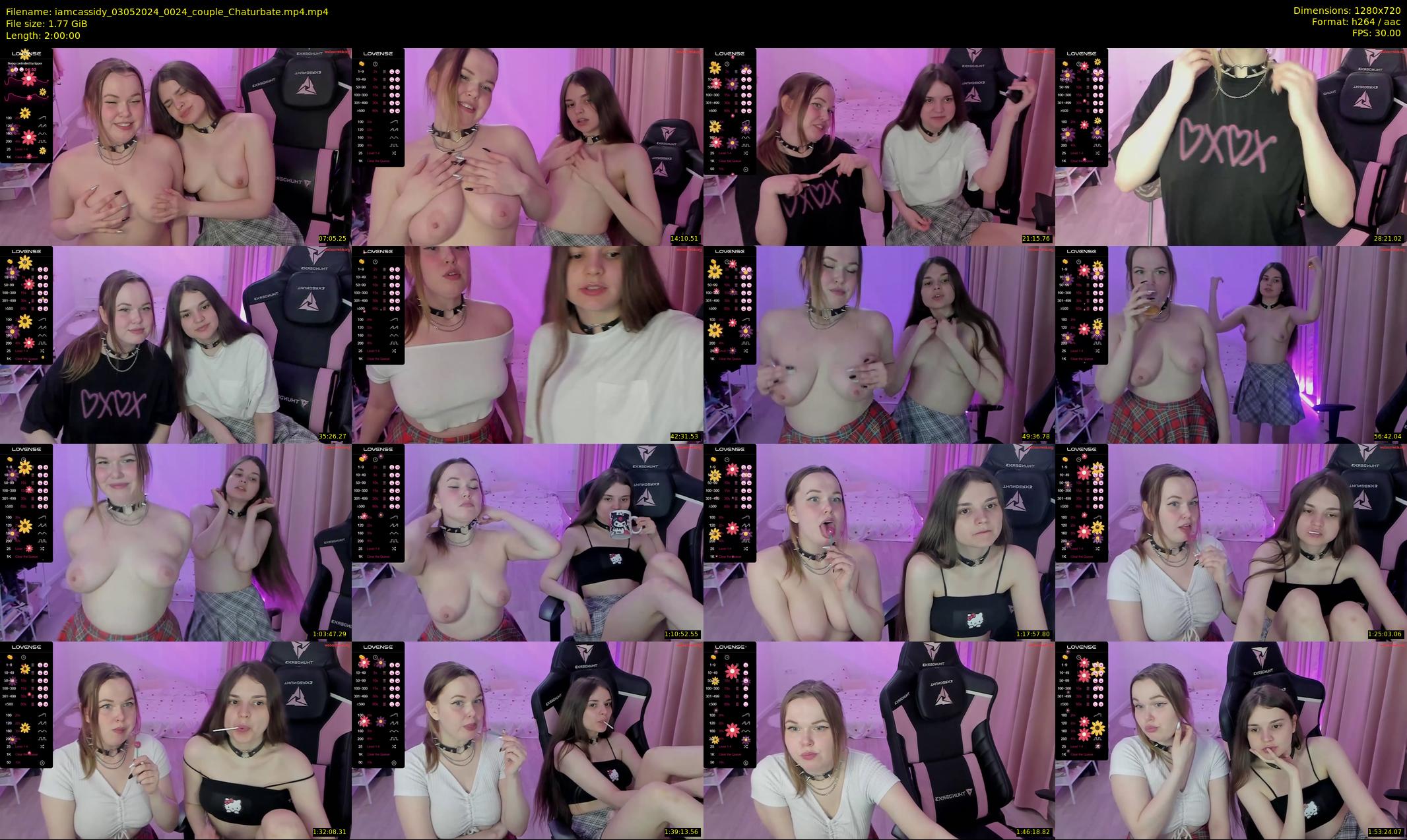 iamcassidy — 120 minute Chaturbate female cam show recording, 720p, May 3, 2024