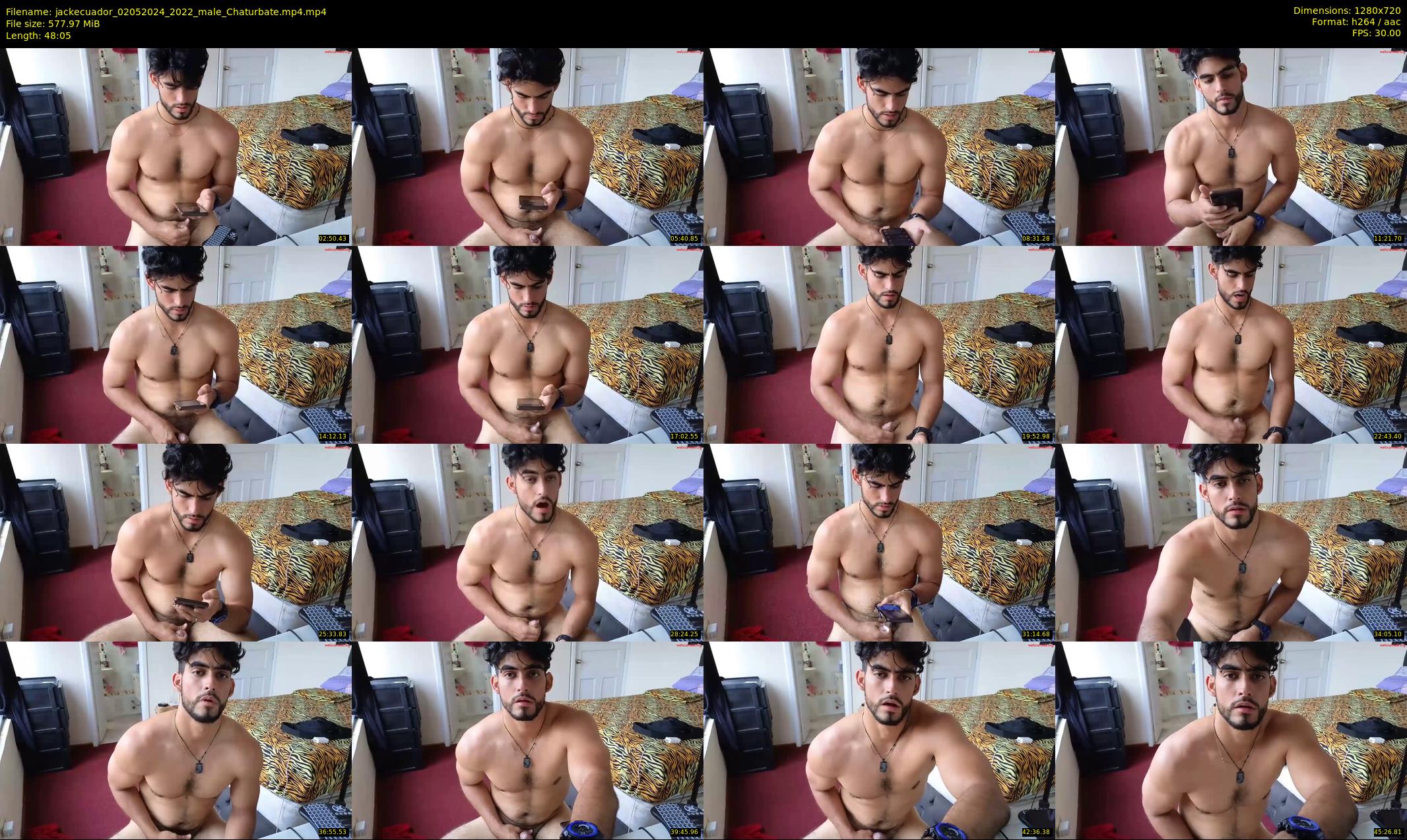 jackecuador — 49 minute Chaturbate male cam show recording, 720p, May 2, 2024