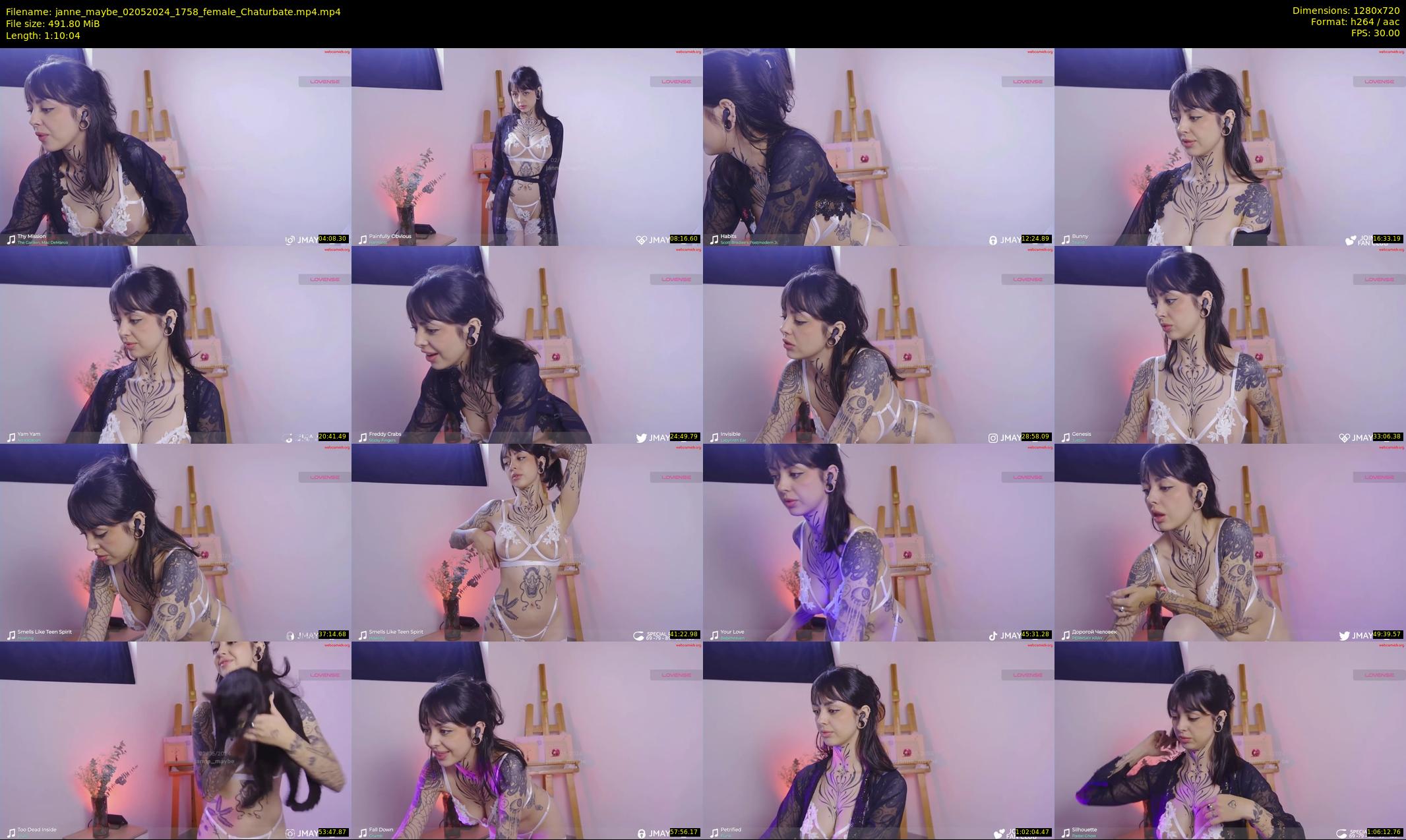 janne_maybe — 71 minute Chaturbate female cam show recording, 720p, May 2, 2024