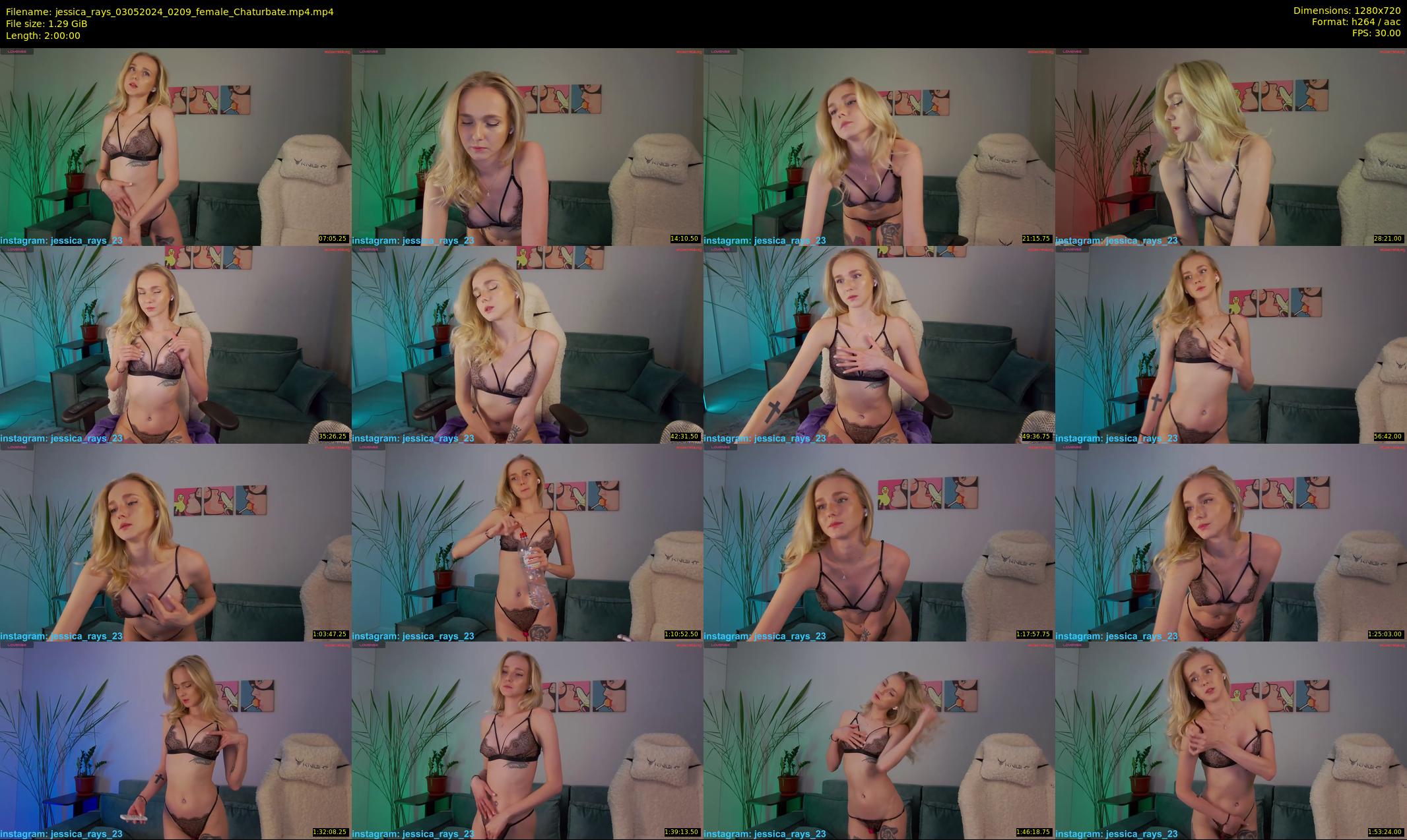 jessica_rays — 120 minute Chaturbate couple cam show recording, 720p, May 3, 2024