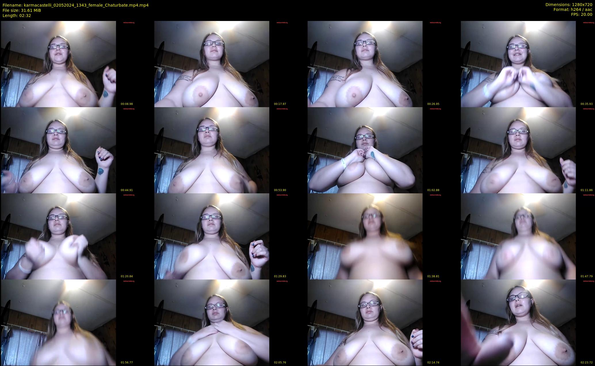 karmacastelli — 3 minute Chaturbate female cam show recording, 720p, May 2, 2024