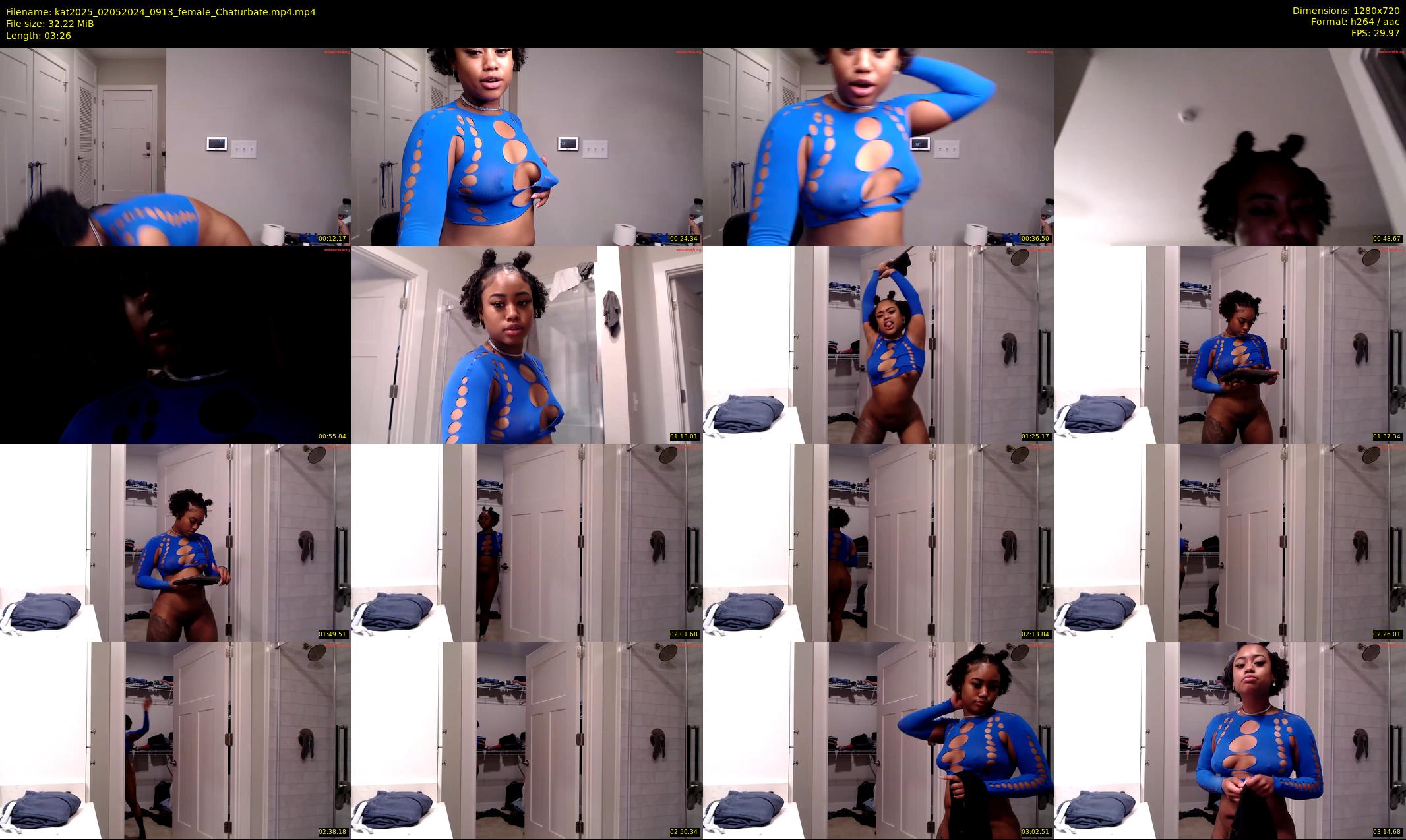 kat2025 — 4 minute Chaturbate female cam show recording, 720p, May 2, 2024