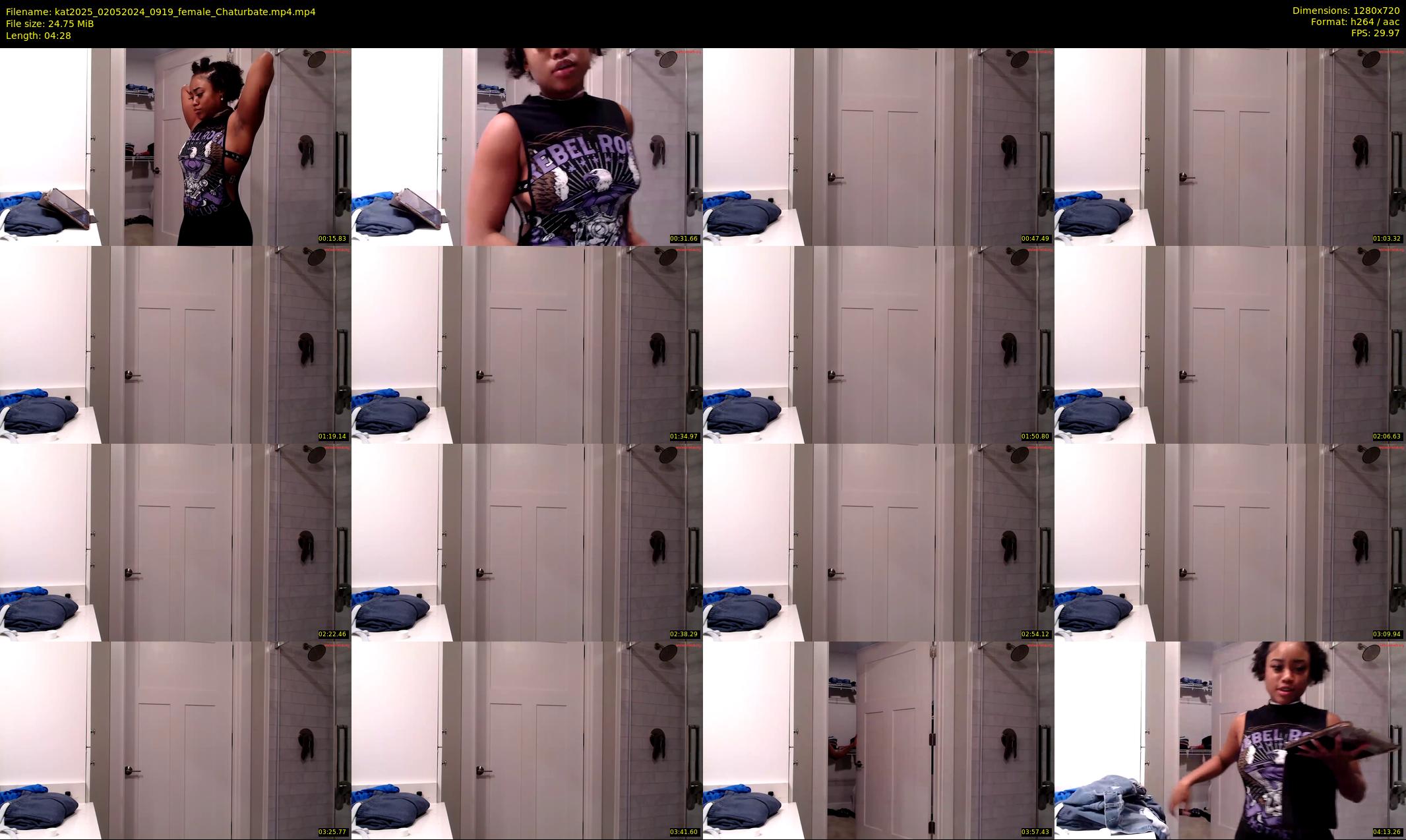 kat2025 — 5 minute Chaturbate female cam show recording, 720p, May 2, 2024