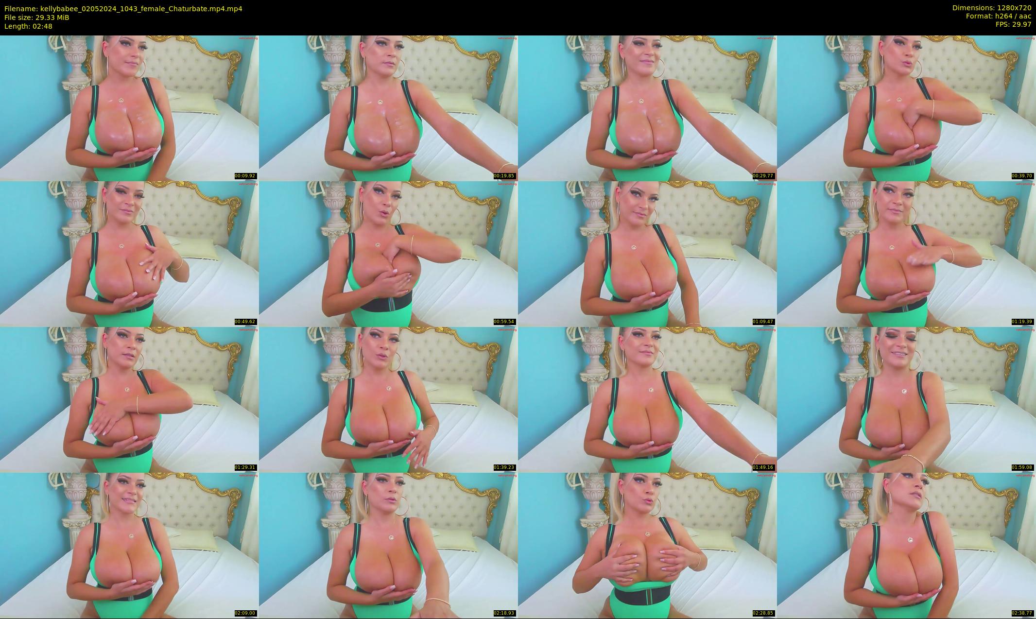 kellybabee — 3 minute Chaturbate female cam show recording, 720p, May 2, 2024