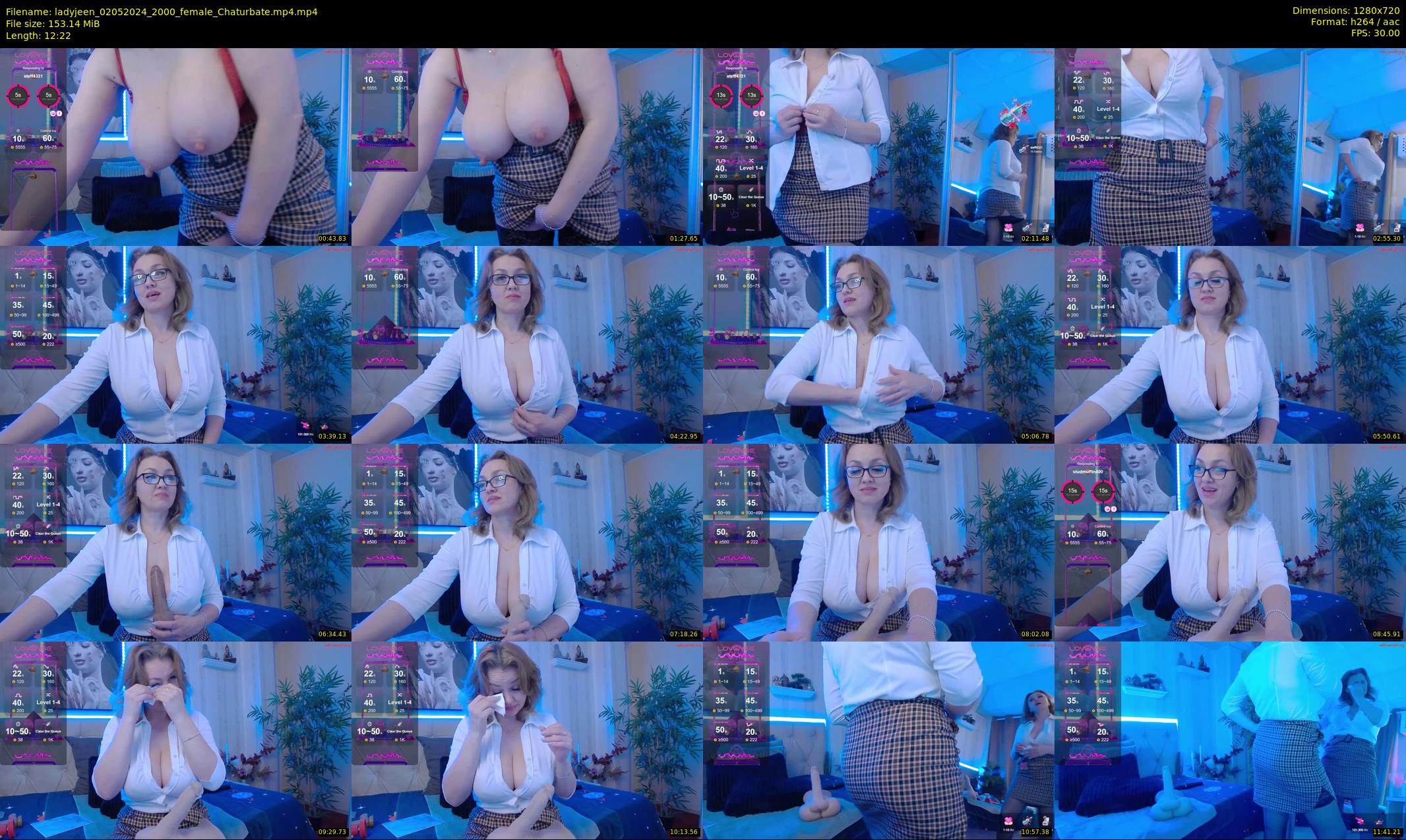 ladyjeen — 13 minute Chaturbate female cam show recording, 720p, May 2, 2024