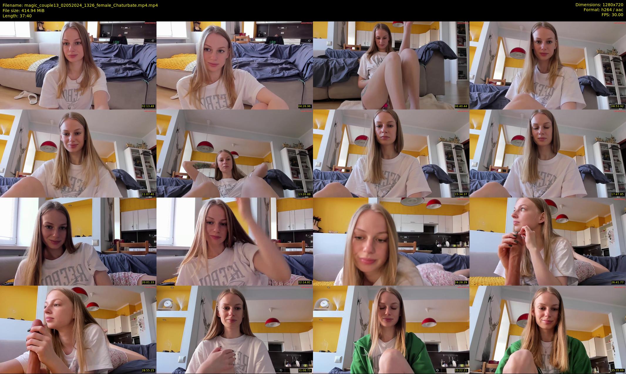 magic_couple13 — 38 minute Chaturbate couple cam show recording, 720p, May 2, 2024
