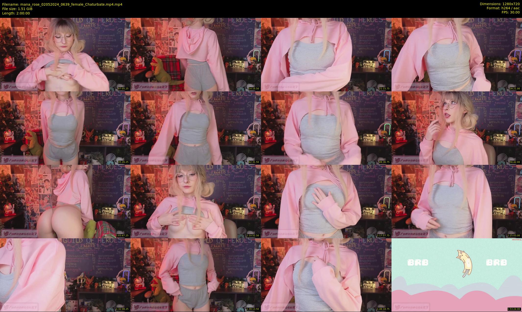 mana_rose — 120 minute Chaturbate female cam show recording, 720p, May 2, 2024