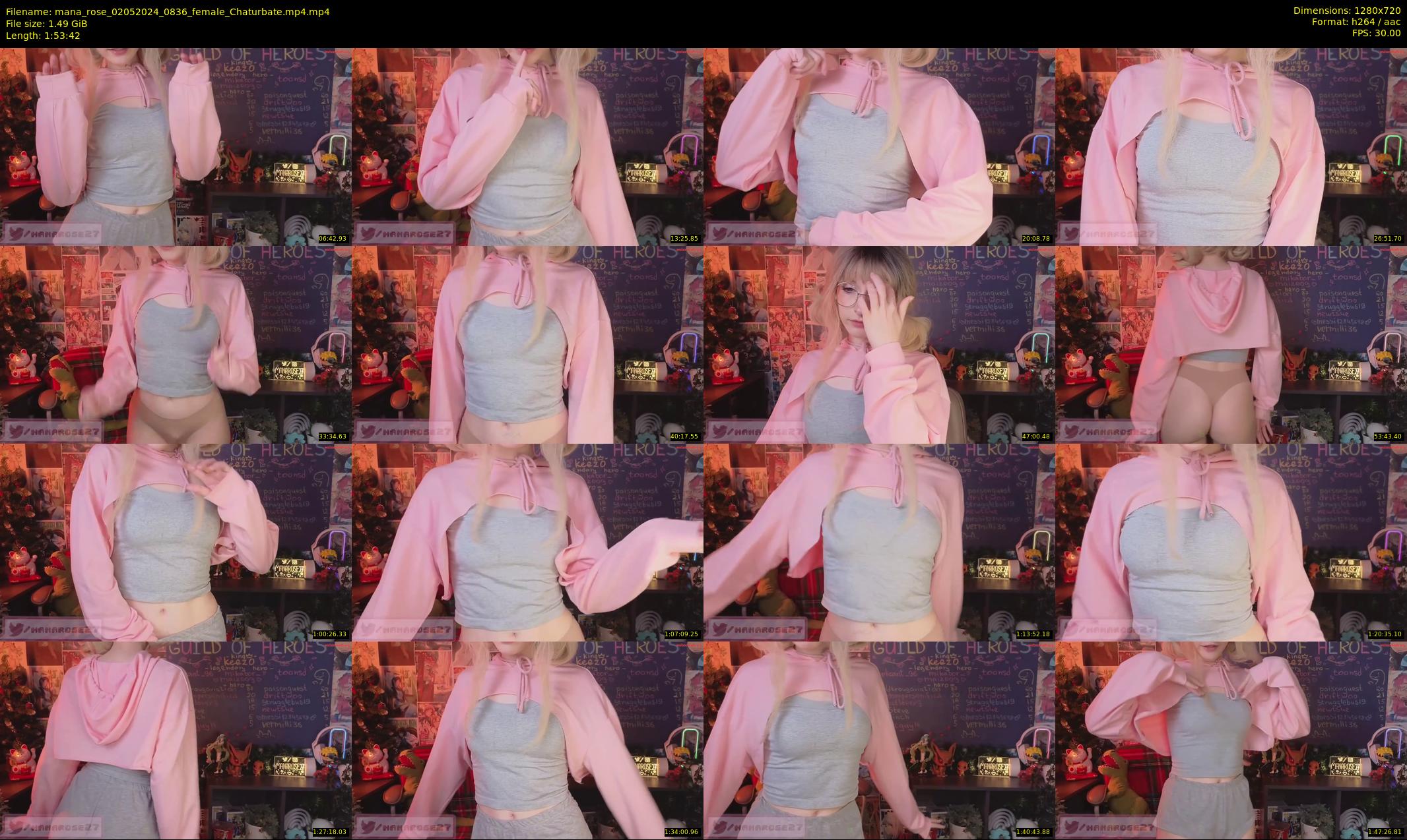 mana_rose — 114 minute Chaturbate female cam show recording, 720p, May 2, 2024