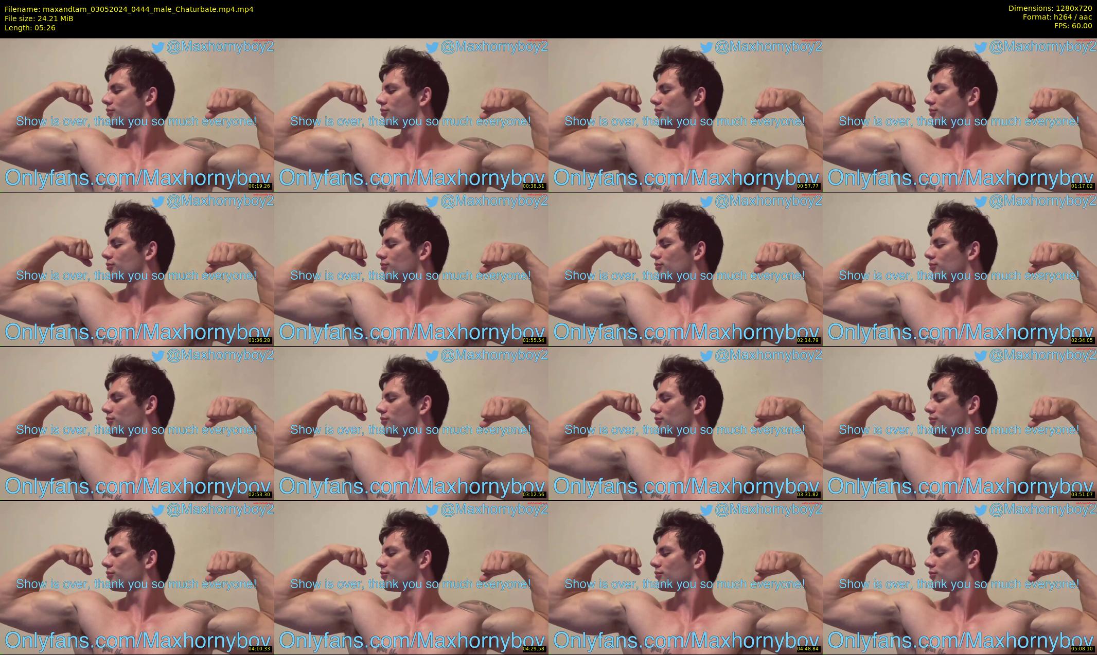 maxandtam — 6 minute Chaturbate couple cam show recording, 720p, May 3, 2024
