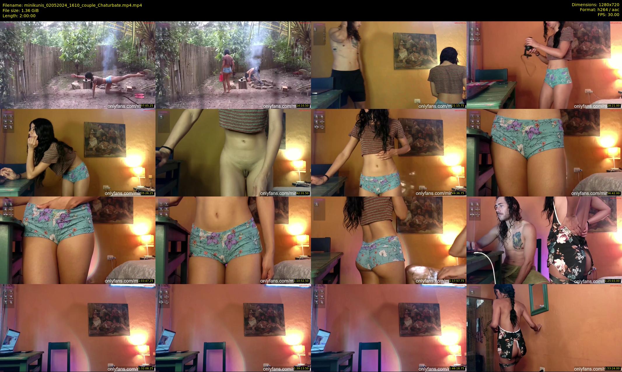 minikunis — 120 minute Chaturbate couple cam show recording, 720p, May 2, 2024
