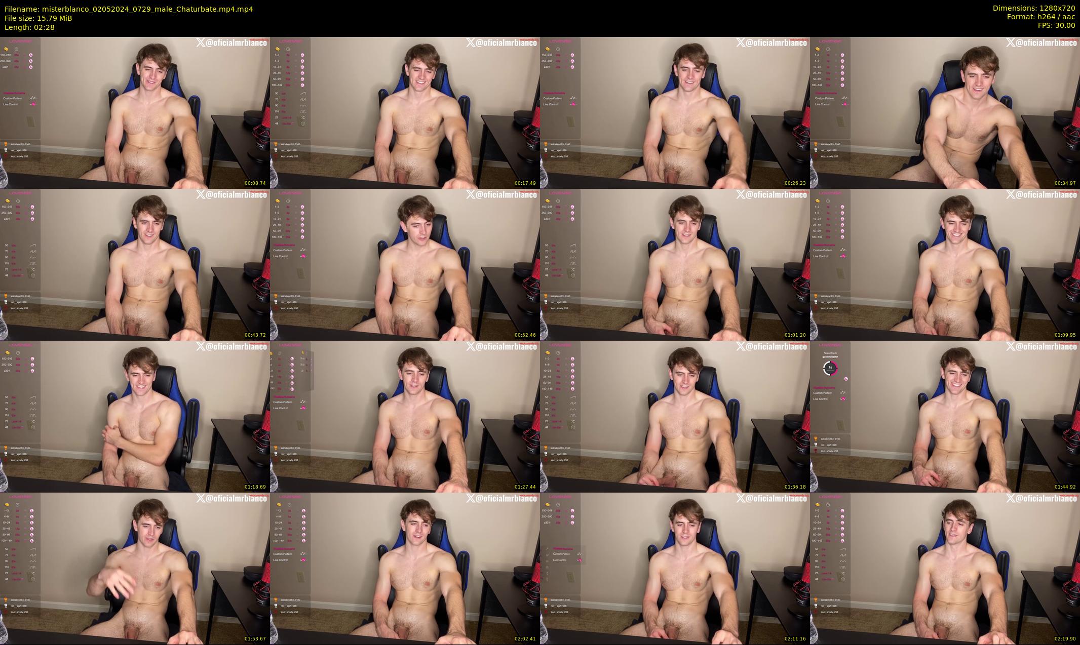 misterblanco — 3 minute Chaturbate male cam show recording, 720p, May 2, 2024