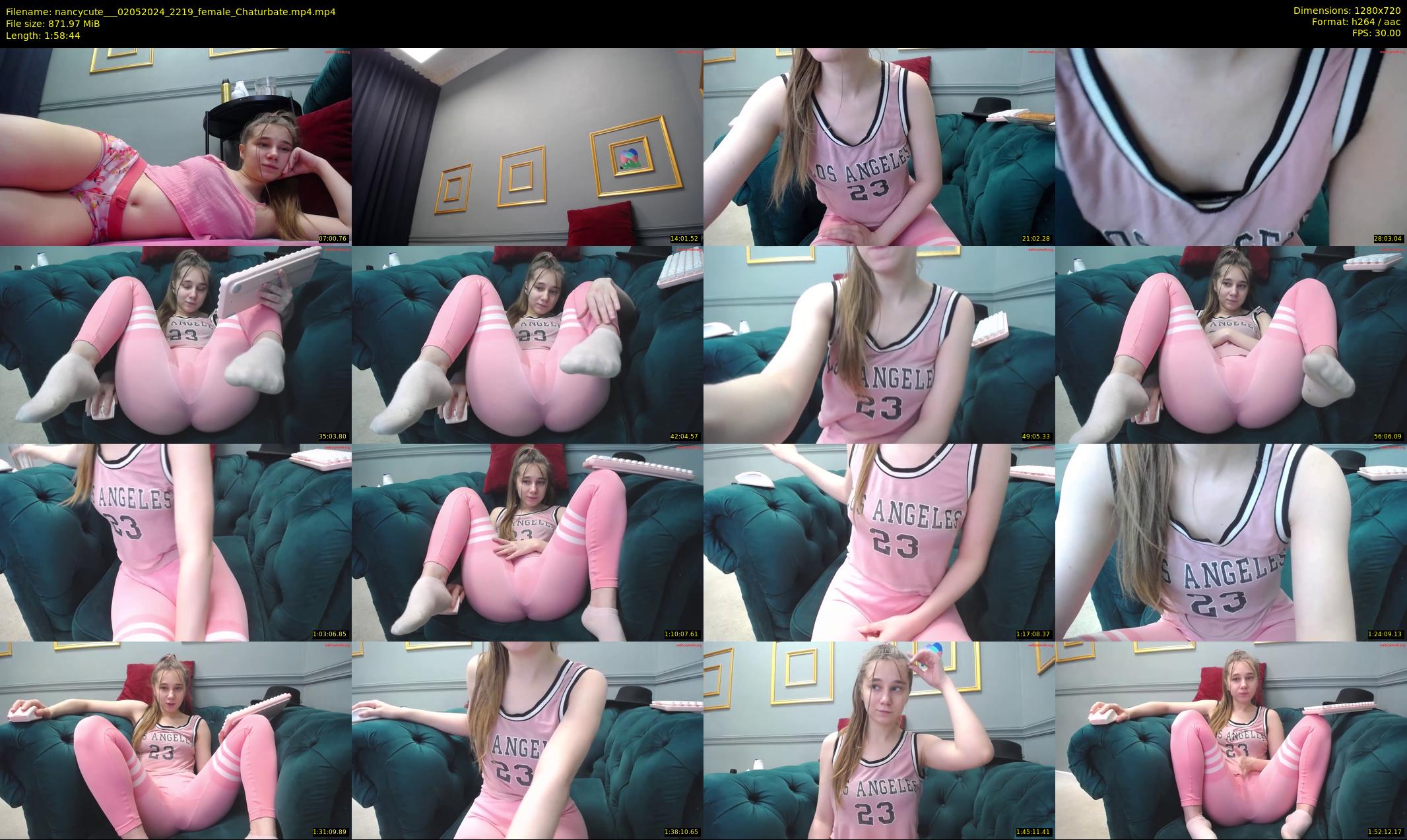 nancycute__ — 119 minute Chaturbate female cam show recording, 720p, May 2, 2024