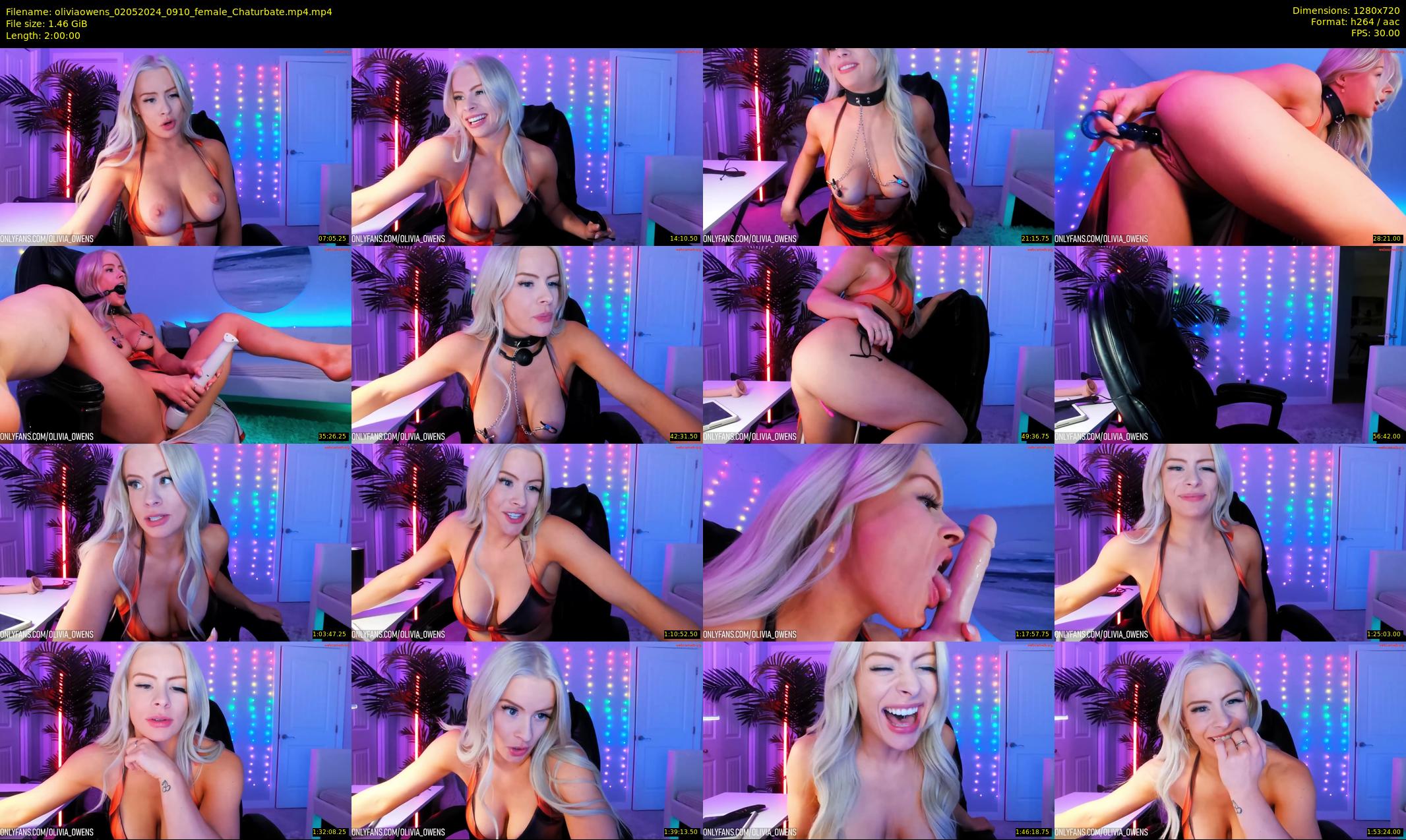 oliviaowens — 120 minute Chaturbate female cam show recording, 720p, May 2, 2024
