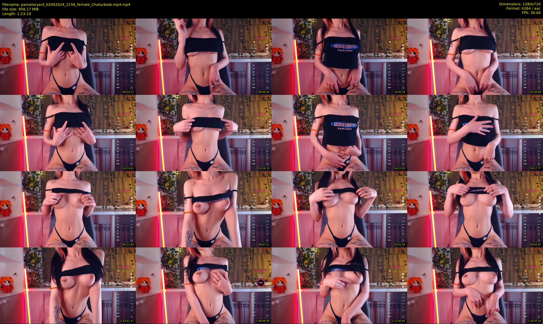 pamelaryant — 84 minute Chaturbate female cam show recording, 720p, May 2, 2024
