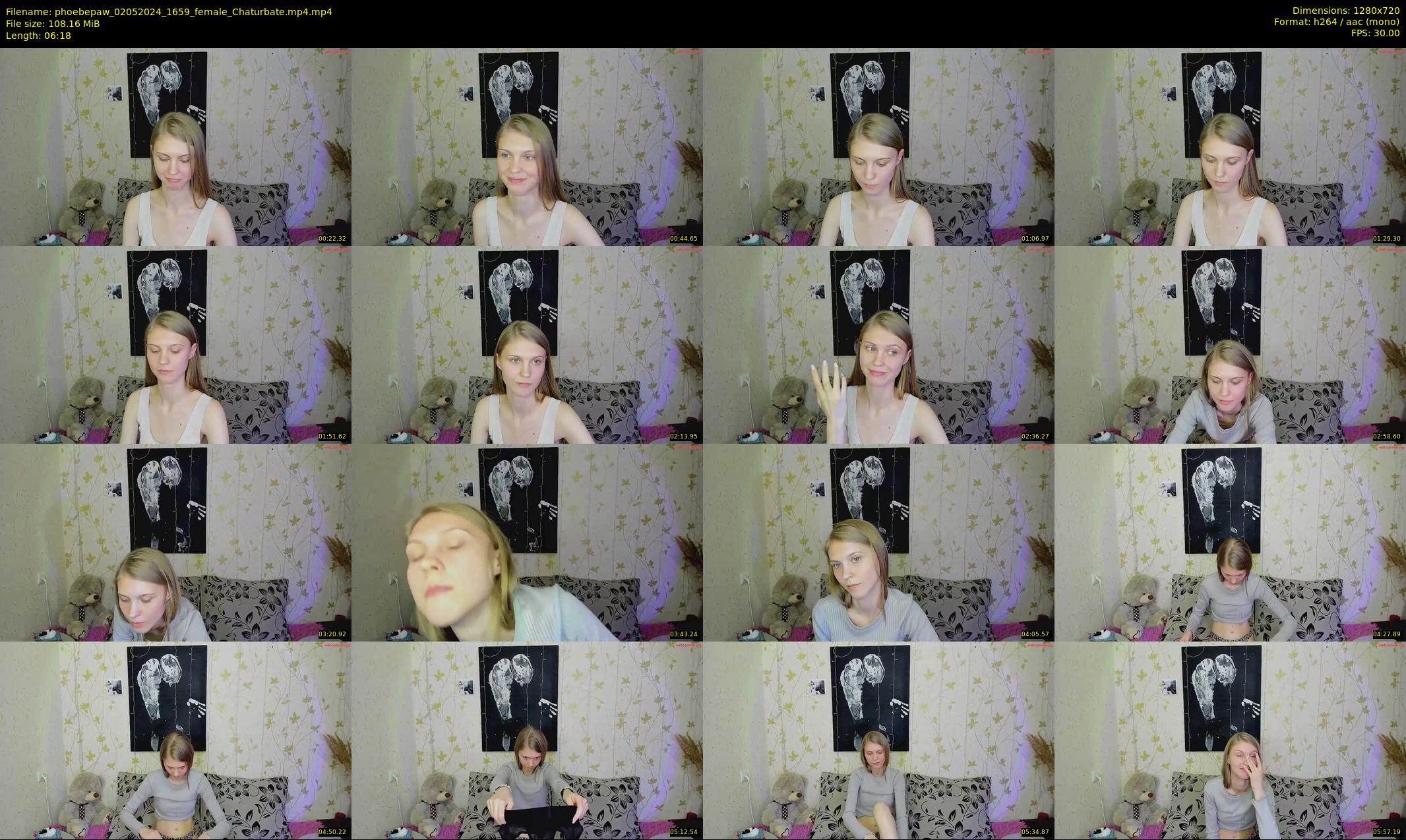phoebepaw — 7 minute Chaturbate female cam show recording, 720p, May 2, 2024