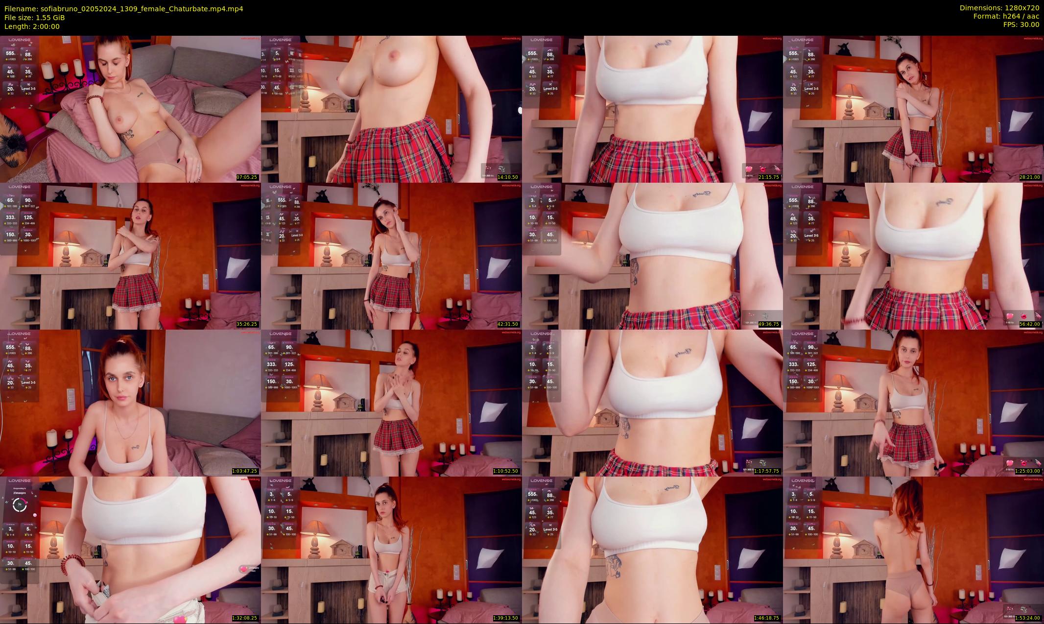 sofiabruno — 120 minute Chaturbate female cam show recording, 720p, May 2, 2024