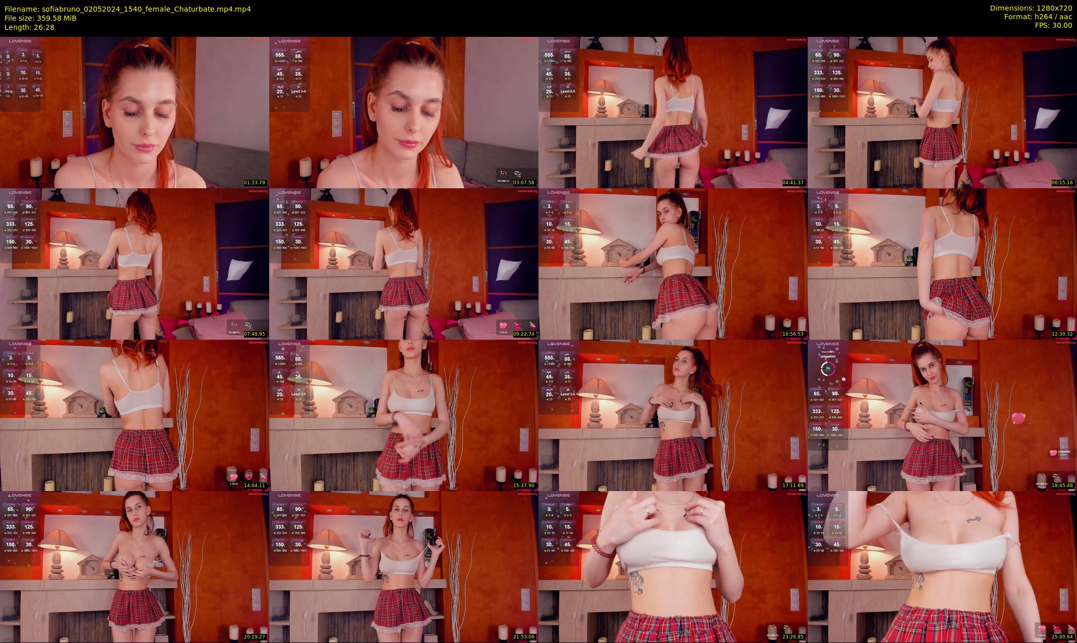 sofiabruno — 27 minute Chaturbate female cam show recording, 720p, May 2, 2024