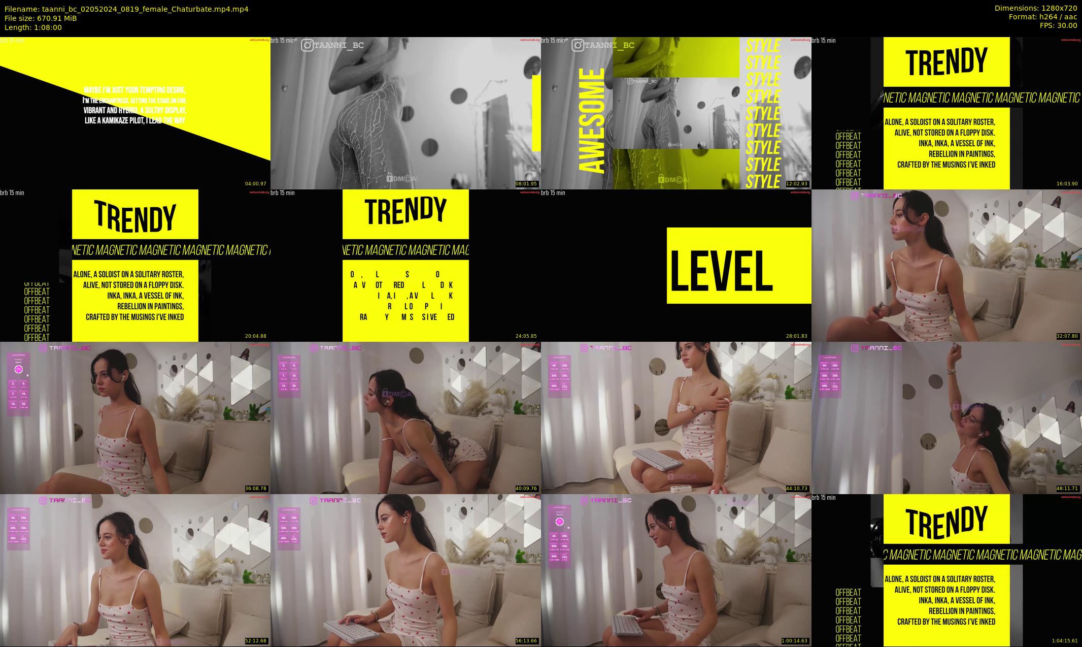 taanni_bc — 68 minute Chaturbate female cam show recording, 720p, May 2, 2024