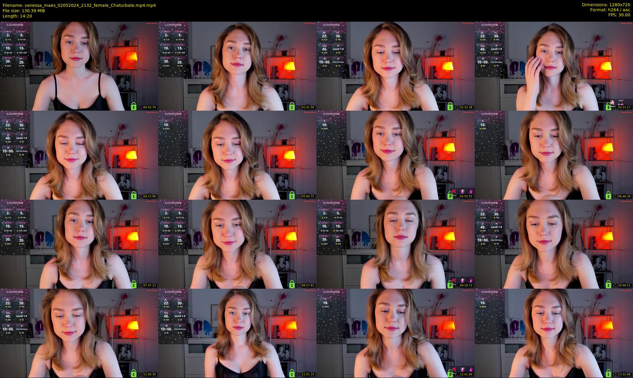 vanessa_maes — 15 minute Chaturbate female cam show recording, 720p, May 2, 2024