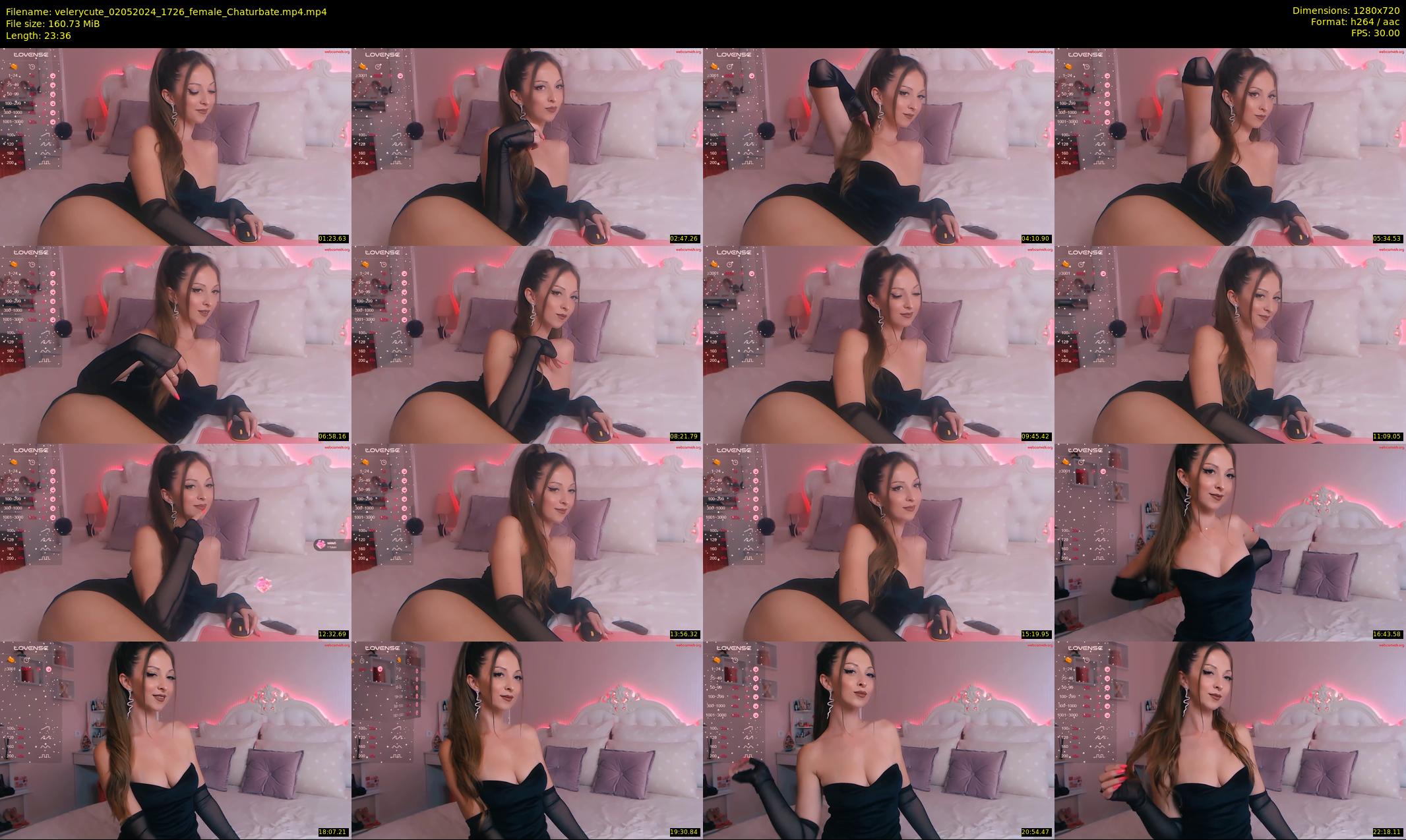 velerycute — 24 minute Chaturbate female cam show recording, 720p, May 2, 2024