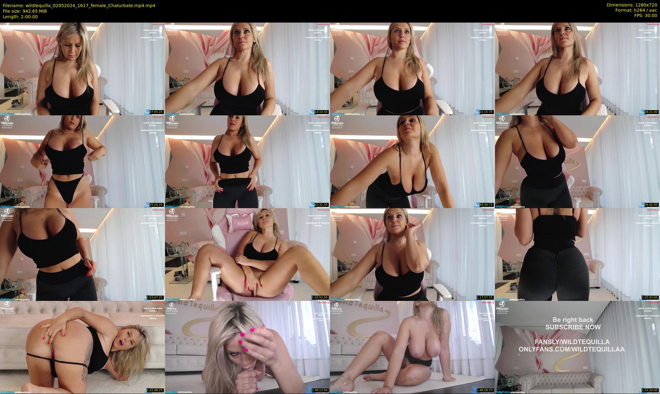 wildtequilla — 120 minute Chaturbate couple cam show recording, 720p, May 2, 2024