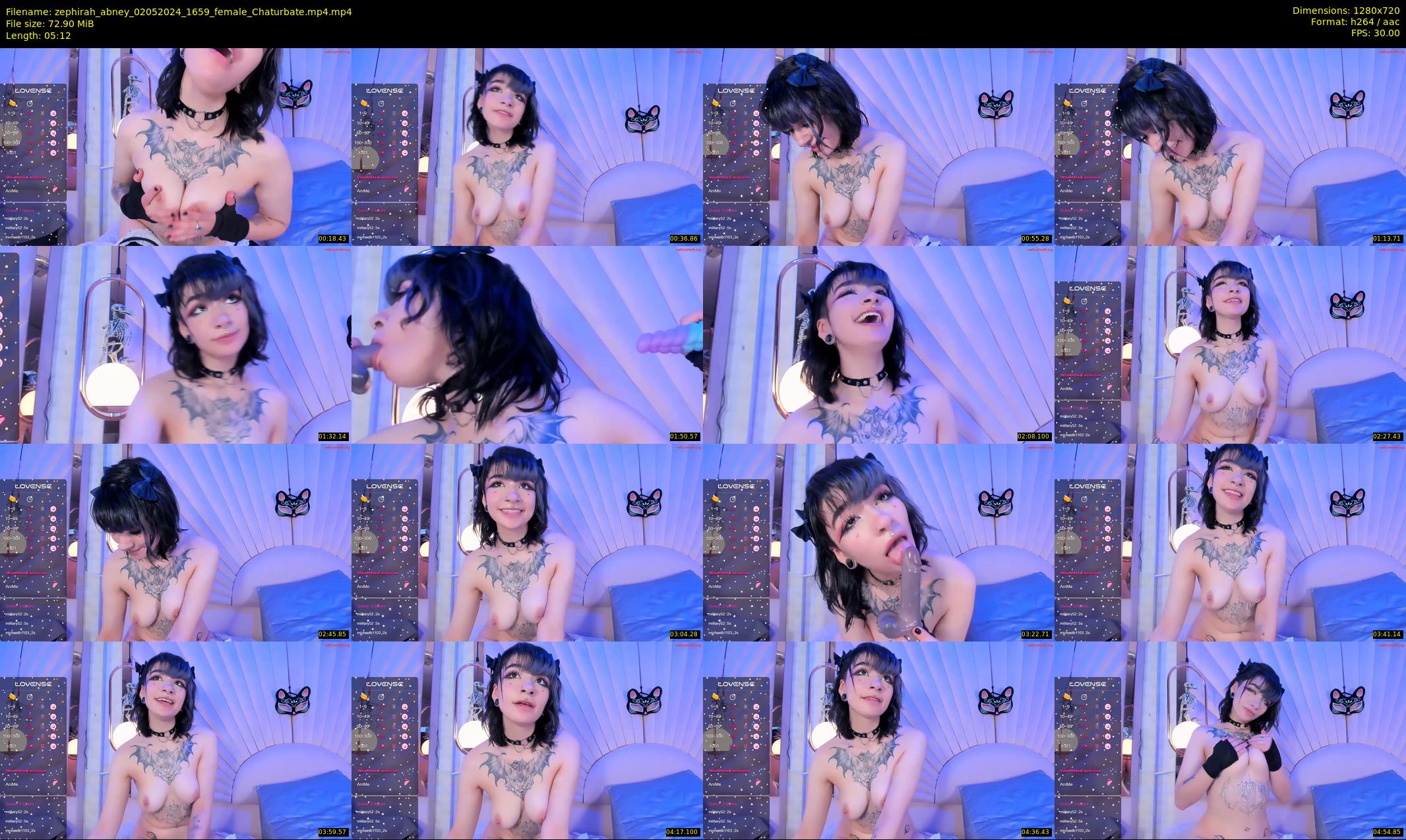 zephirah_abney — 6 minute Chaturbate female cam show recording, 720p, May 2, 2024