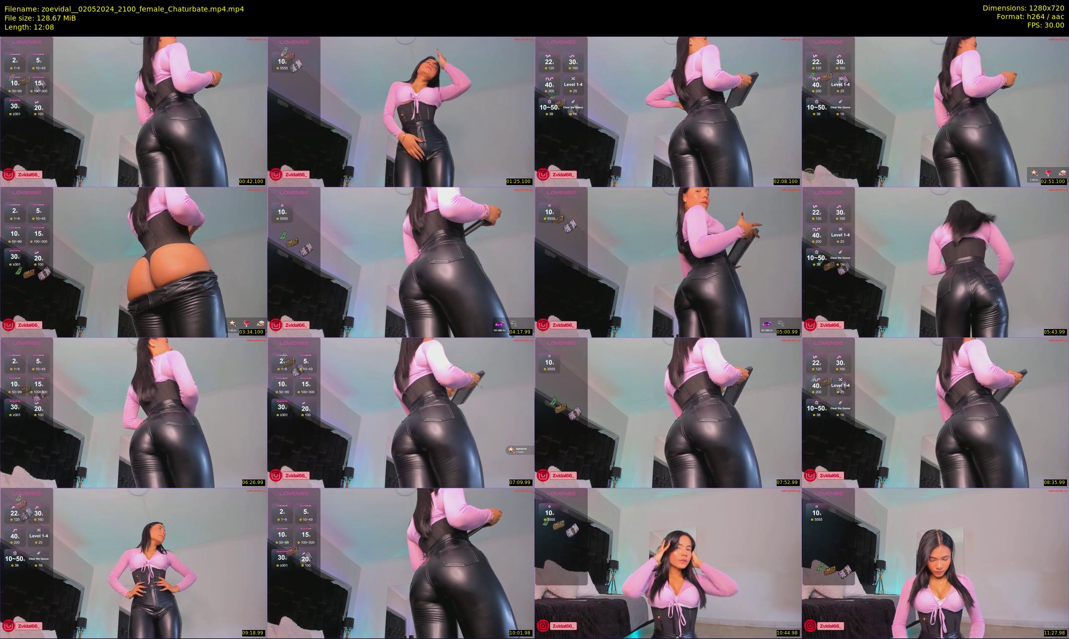 zoevidal_ — 13 minute Chaturbate female cam show recording, 720p, May 2, 2024
