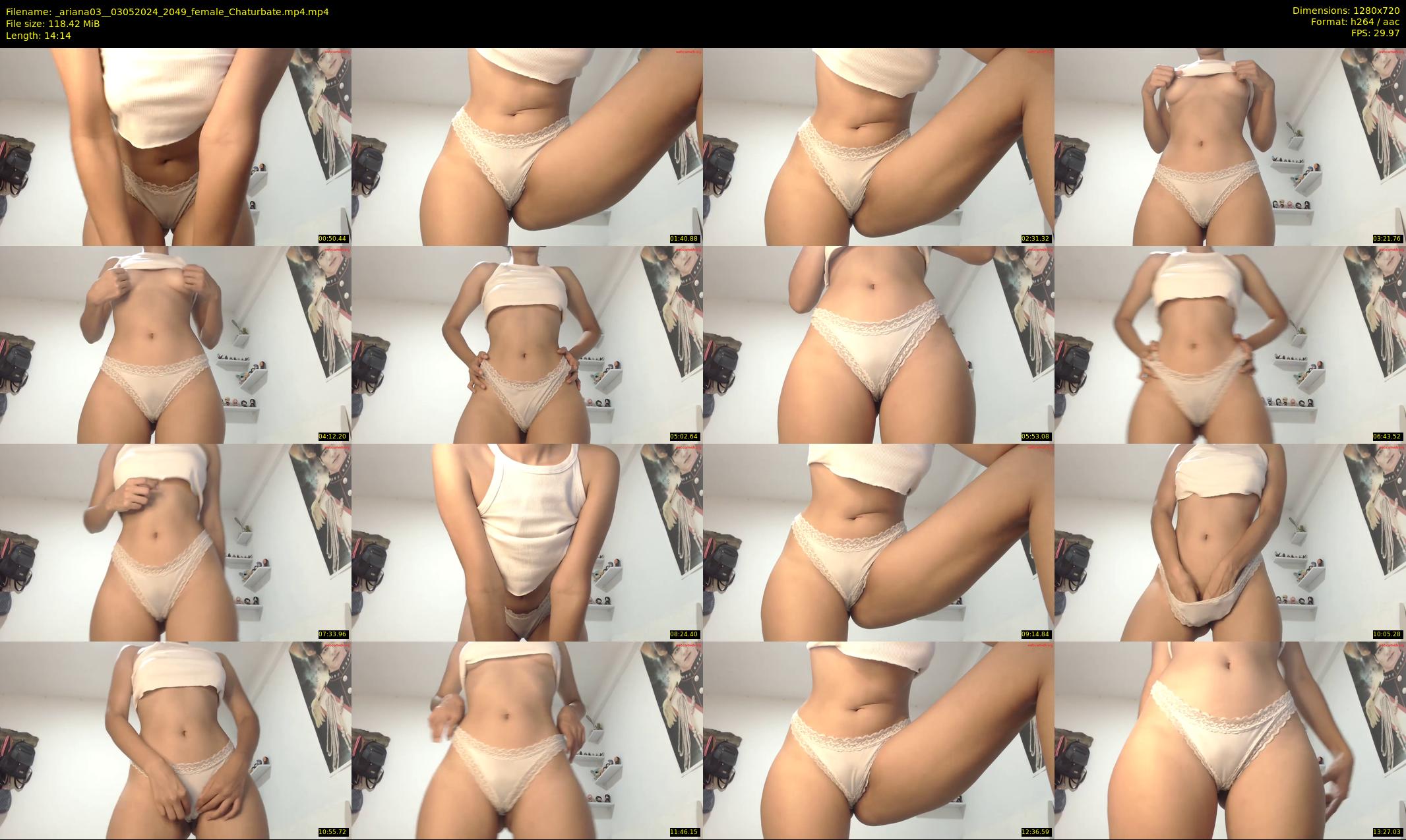 _ariana03_ — 15 minute Chaturbate female cam show recording, 720p, May 3, 2024