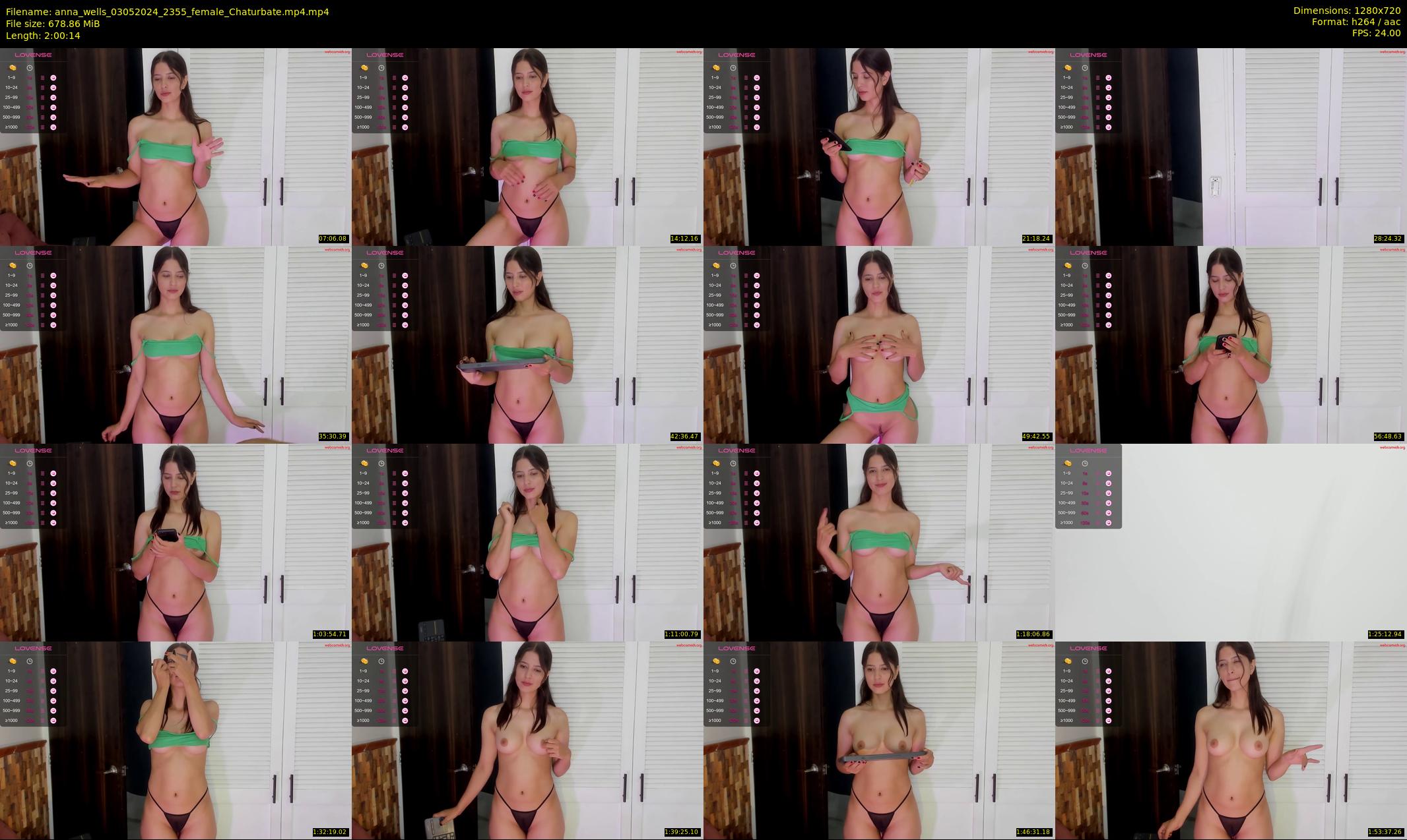 anna_wells — 121 minute Chaturbate female cam show recording, 720p, May 3, 2024