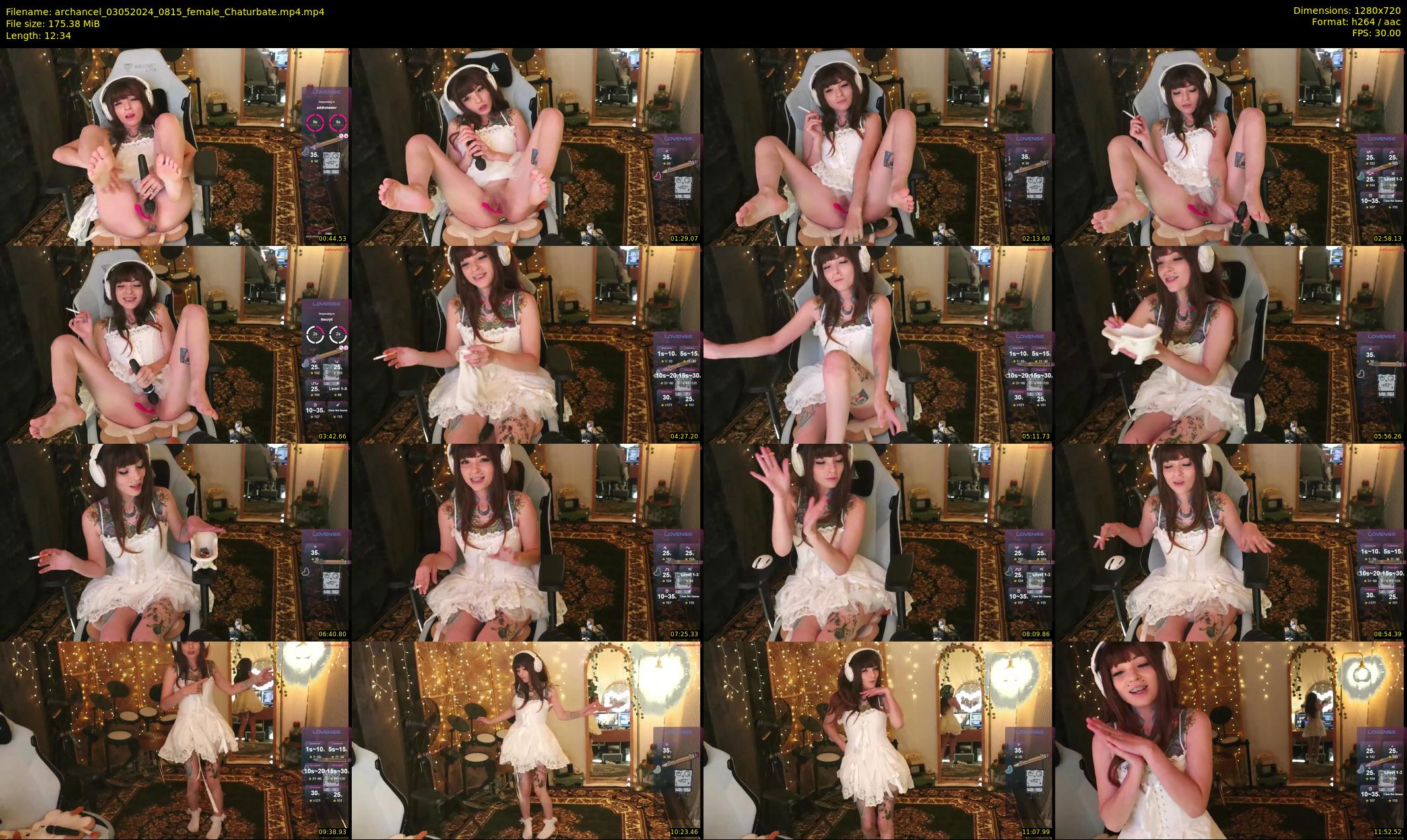 archancel — 13 minute Chaturbate female cam show recording, 720p, May 3, 2024