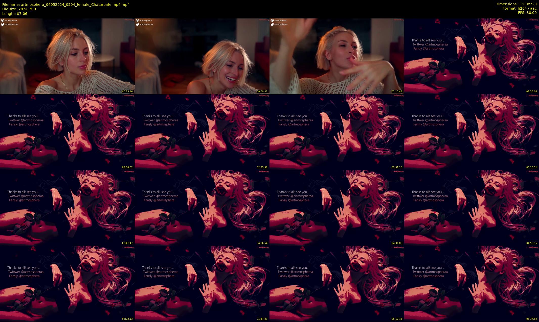 artmosphera — 8 minute Chaturbate female cam show recording, 720p, May 4, 2024