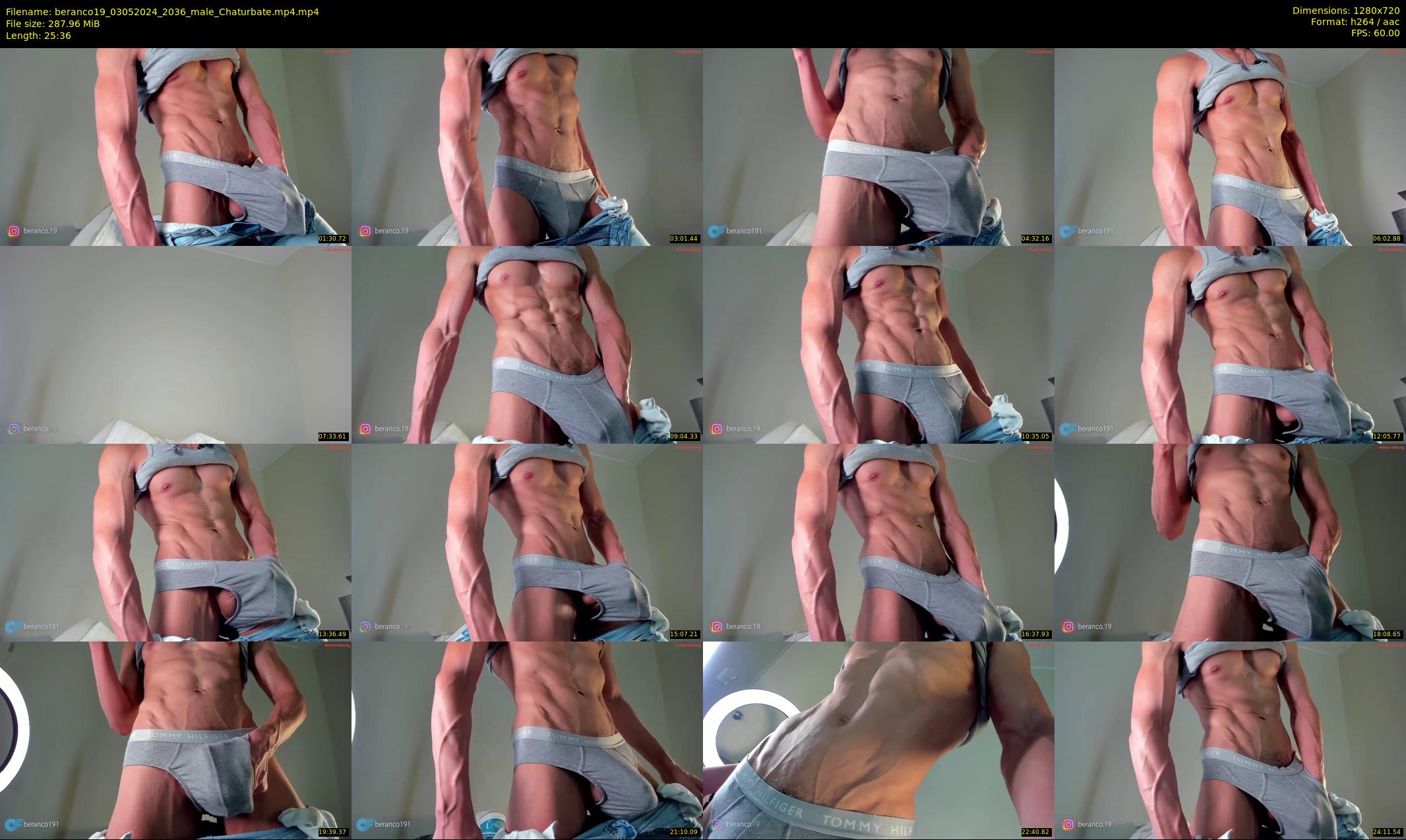 beranco19 — 26 minute Chaturbate male cam show recording, 720p, May 3, 2024